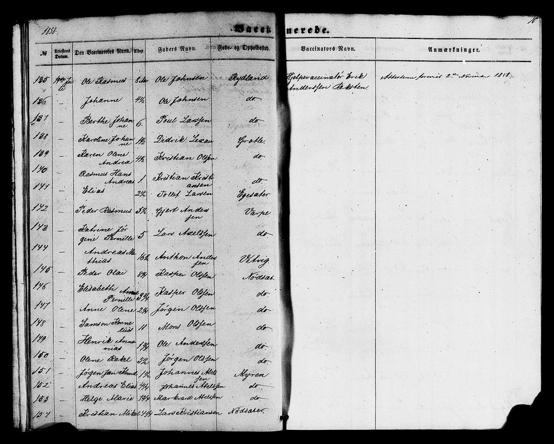 Kinn sokneprestembete, SAB/A-80801/H/Haa/Haaa/L0017: Parish register (official) no. A 17, 1858-1867, p. 10