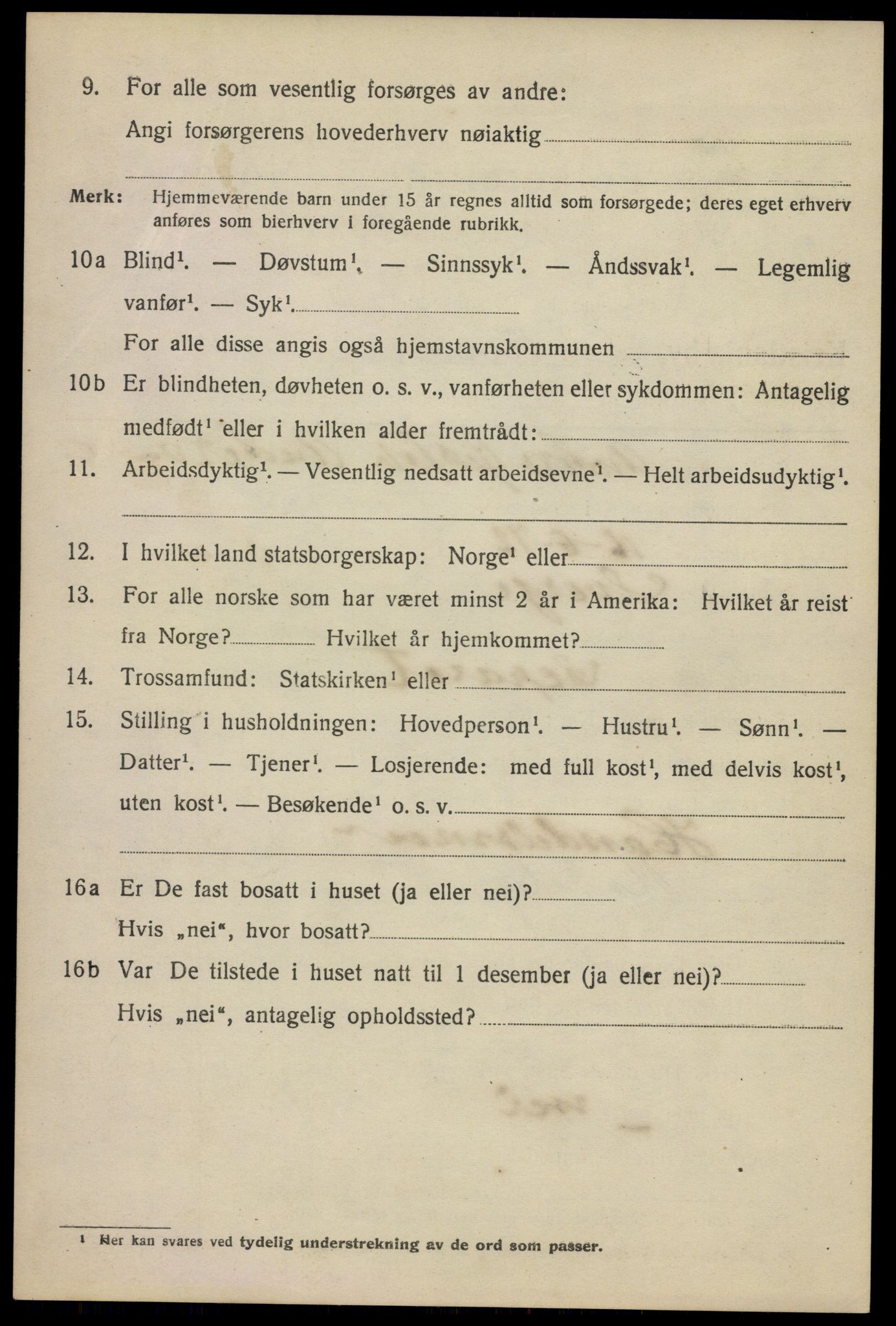 SAO, 1920 census for Kristiania, 1920, p. 366964
