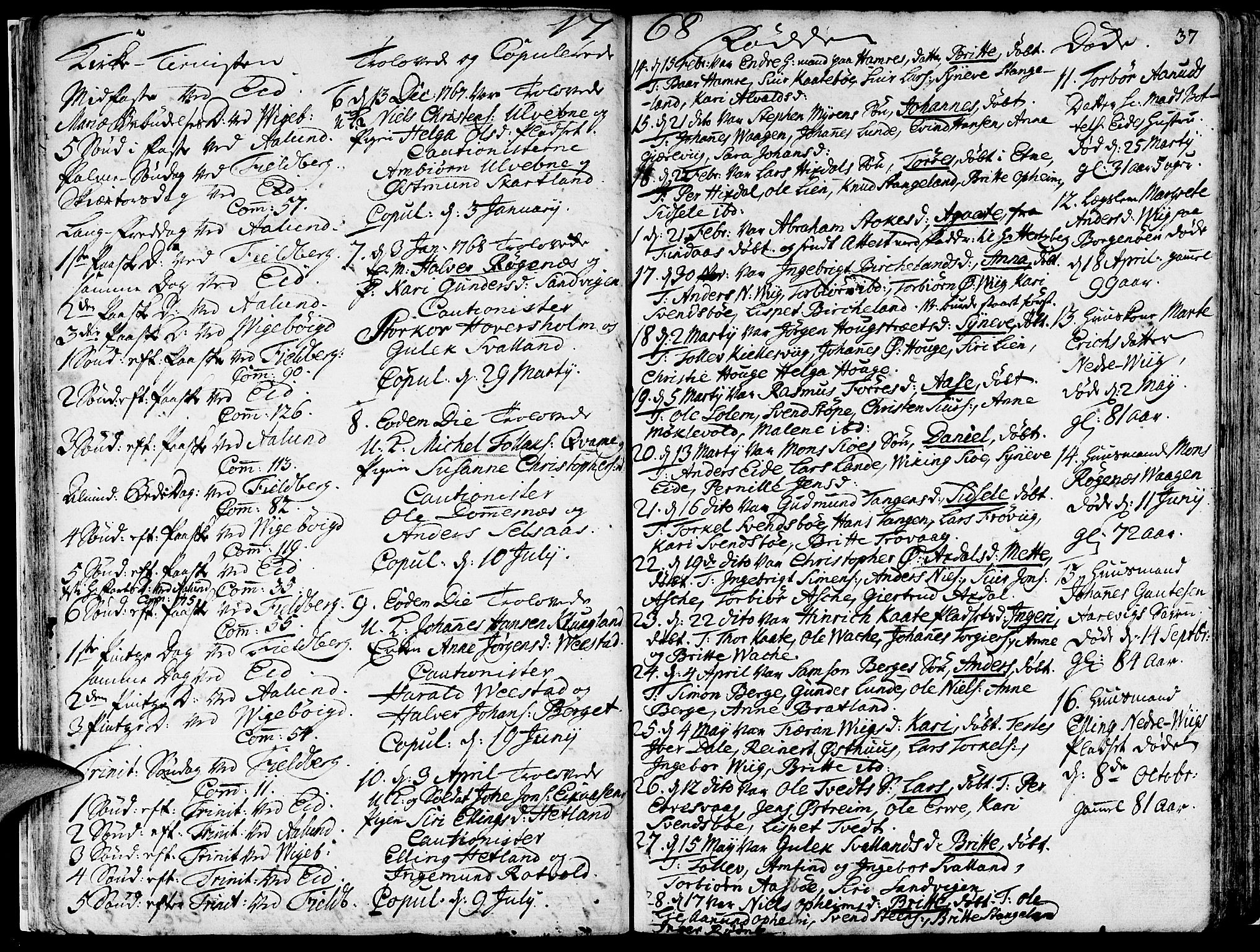 Fjelberg sokneprestembete, AV/SAB-A-75201/H/Haa: Parish register (official) no. A 2, 1760-1788, p. 37