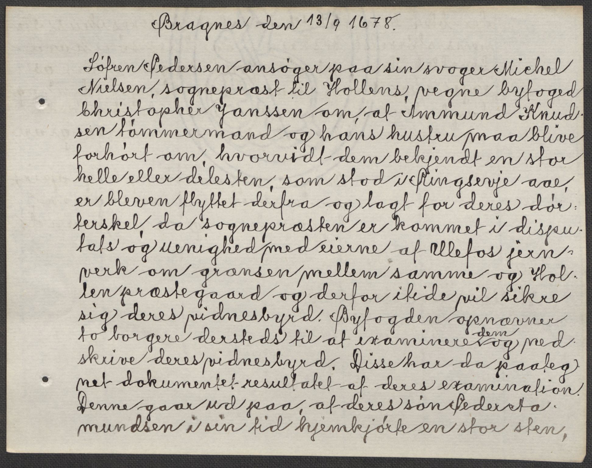 Riksarkivets diplomsamling, RA/EA-5965/F15/L0026: Prestearkiv - Telemark, 1575-1838, p. 93
