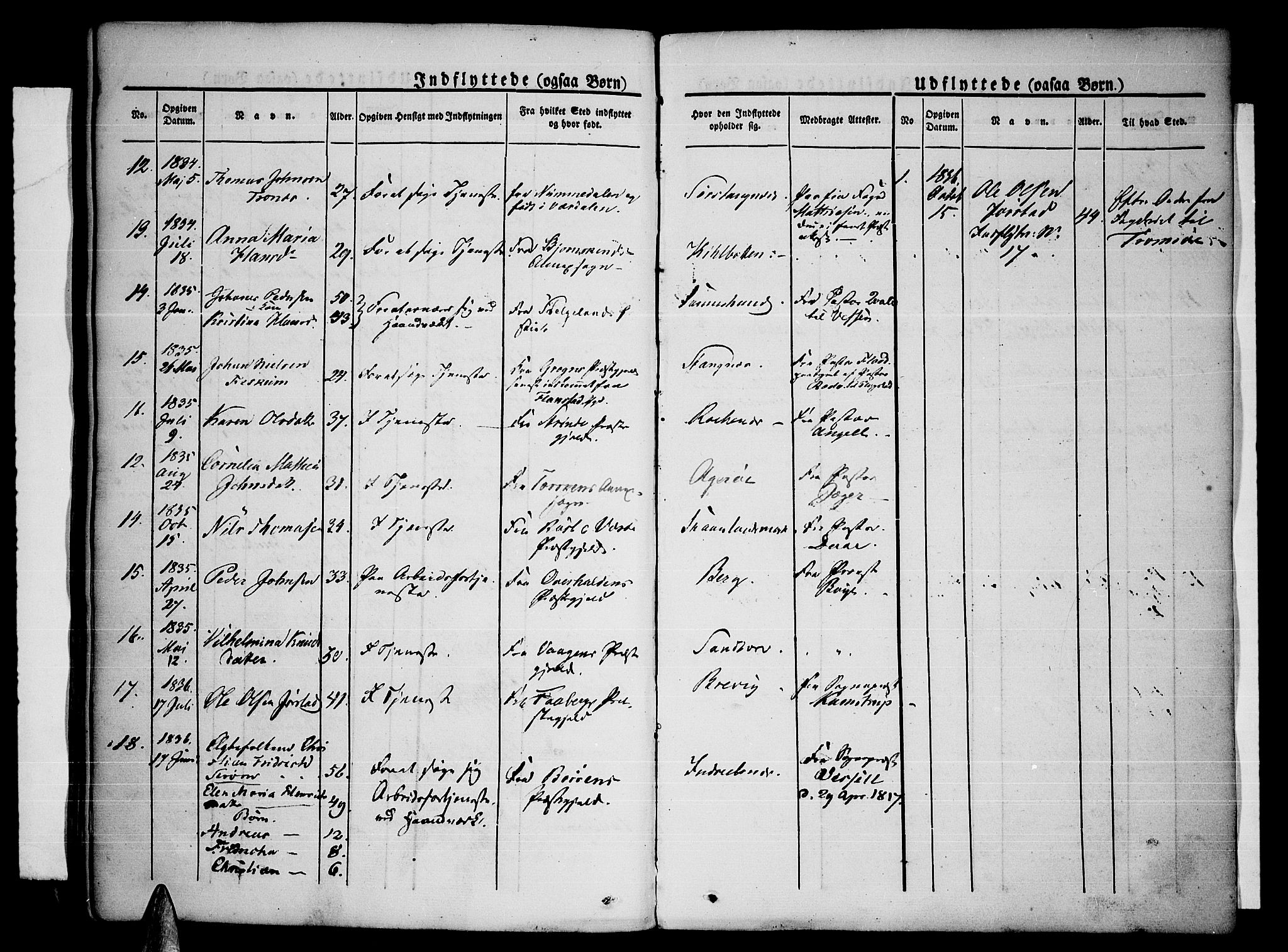 Trondenes sokneprestkontor, SATØ/S-1319/H/Ha/L0007kirke: Parish register (official) no. 7, 1827-1841