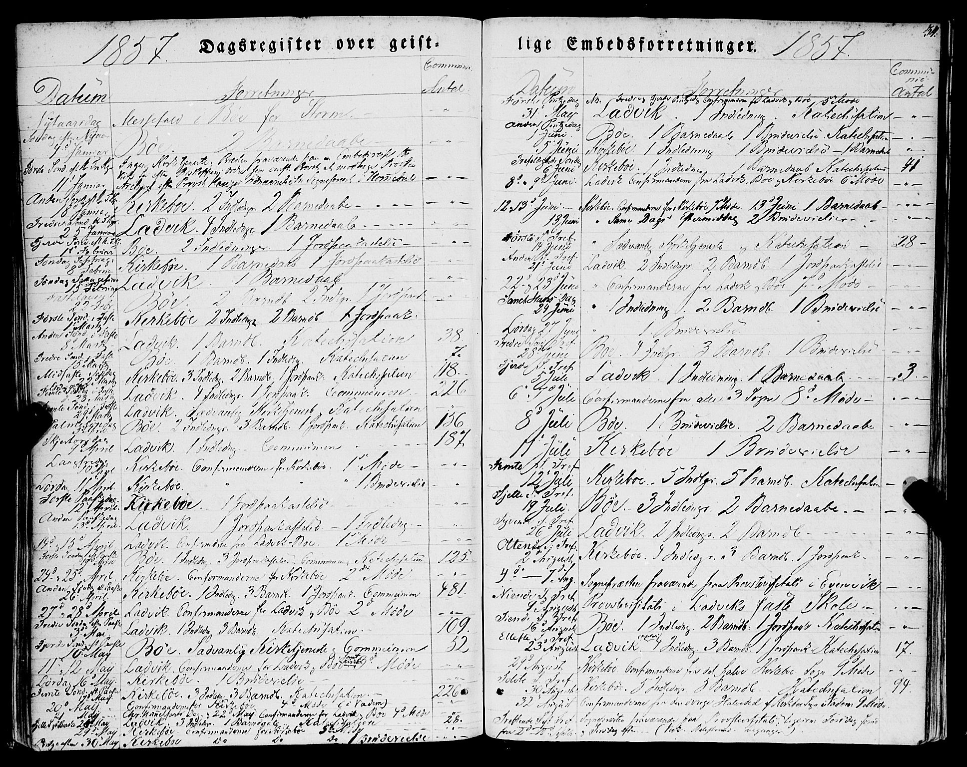 Lavik sokneprestembete, SAB/A-80901: Parish register (official) no. A 3, 1843-1863, p. 34