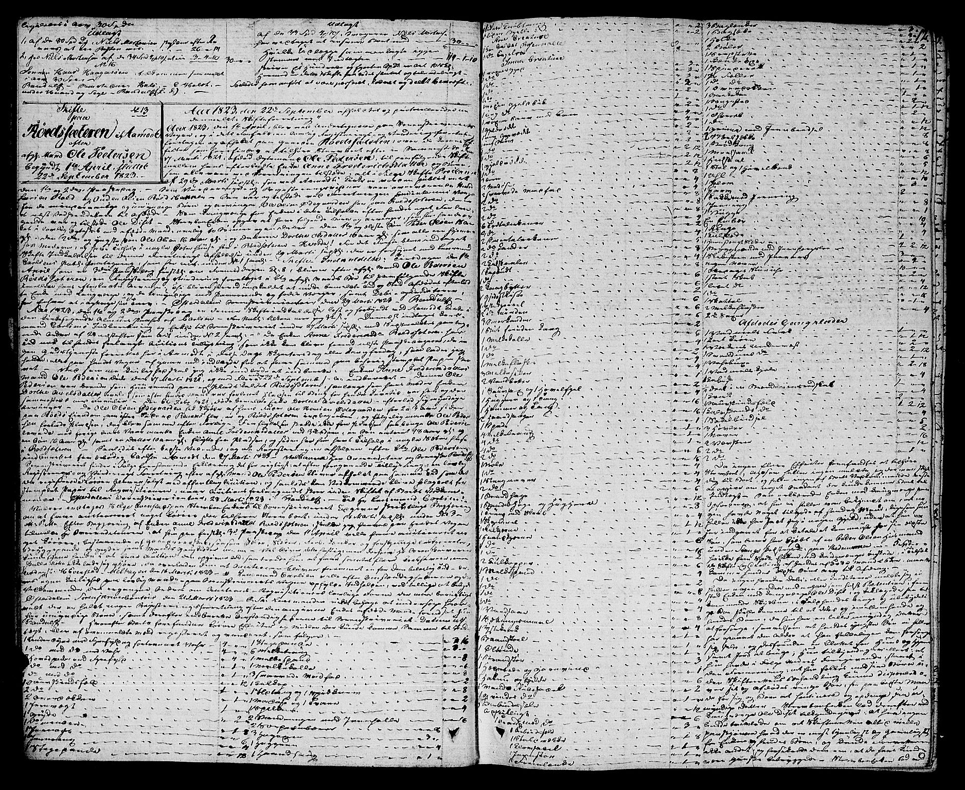 Sør-Østerdal sorenskriveri, AV/SAH-TING-018/J/Jb/L0001: Skifteprotokoll, 1823-1828, p. 11b-12a