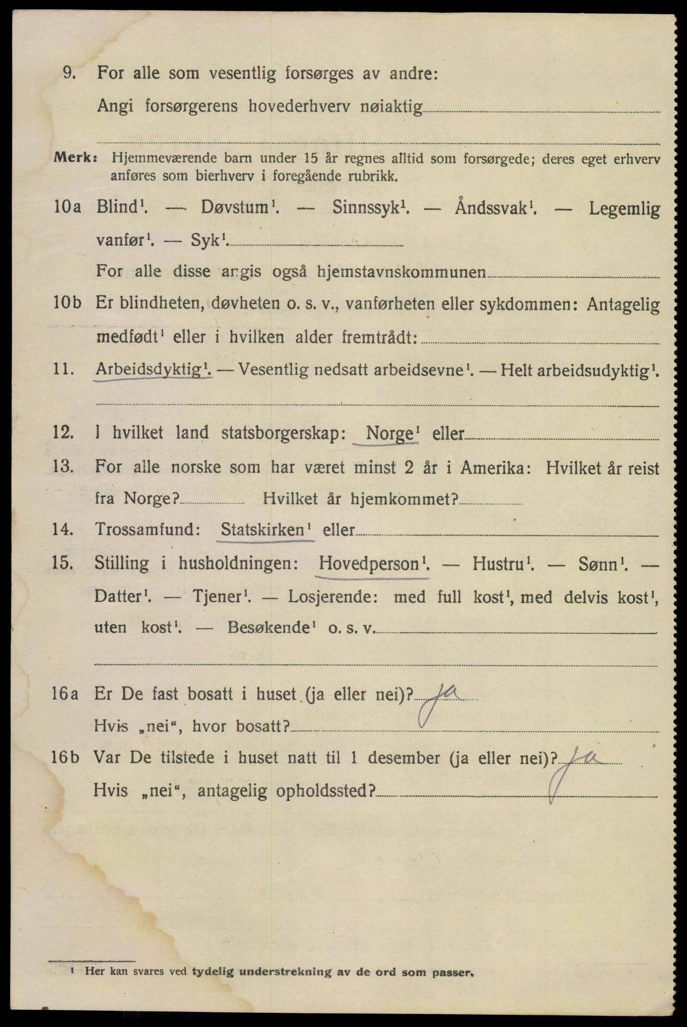 SAKO, 1920 census for Kragerø, 1920, p. 9028