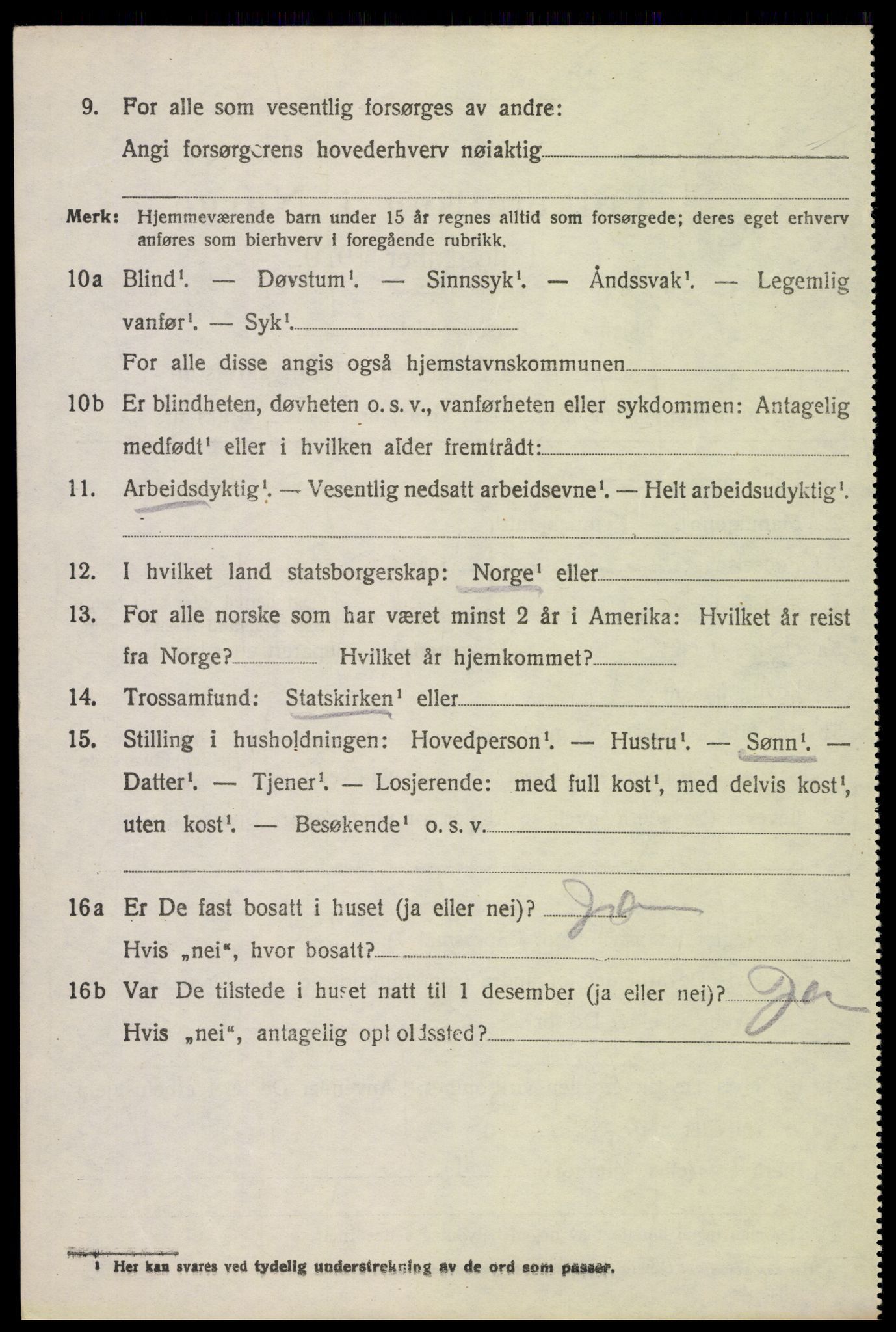 SAH, 1920 census for Stange, 1920, p. 18266