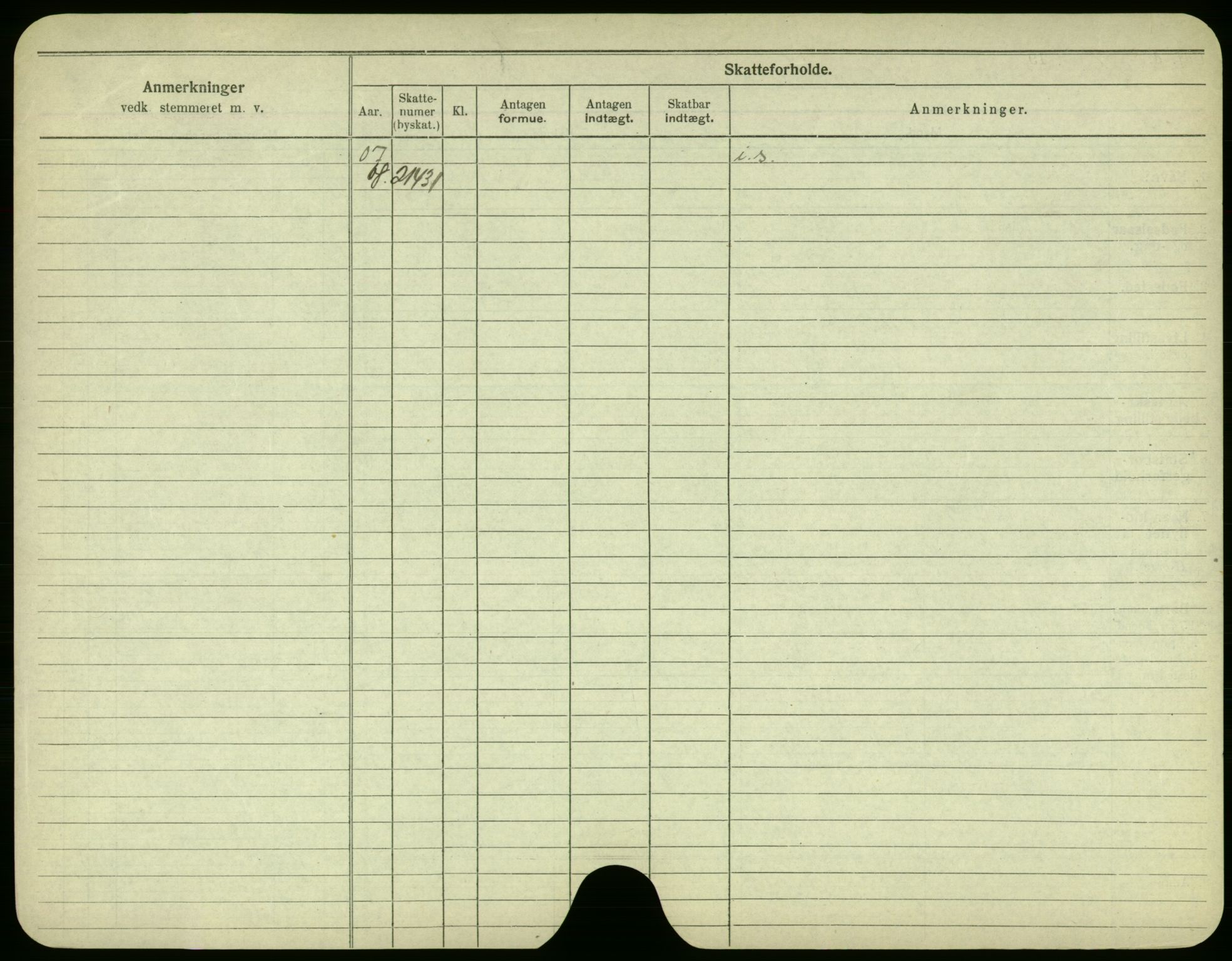 Oslo folkeregister, Registerkort, AV/SAO-A-11715/F/Fa/Fac/L0002: Menn, 1906-1914, p. 103b