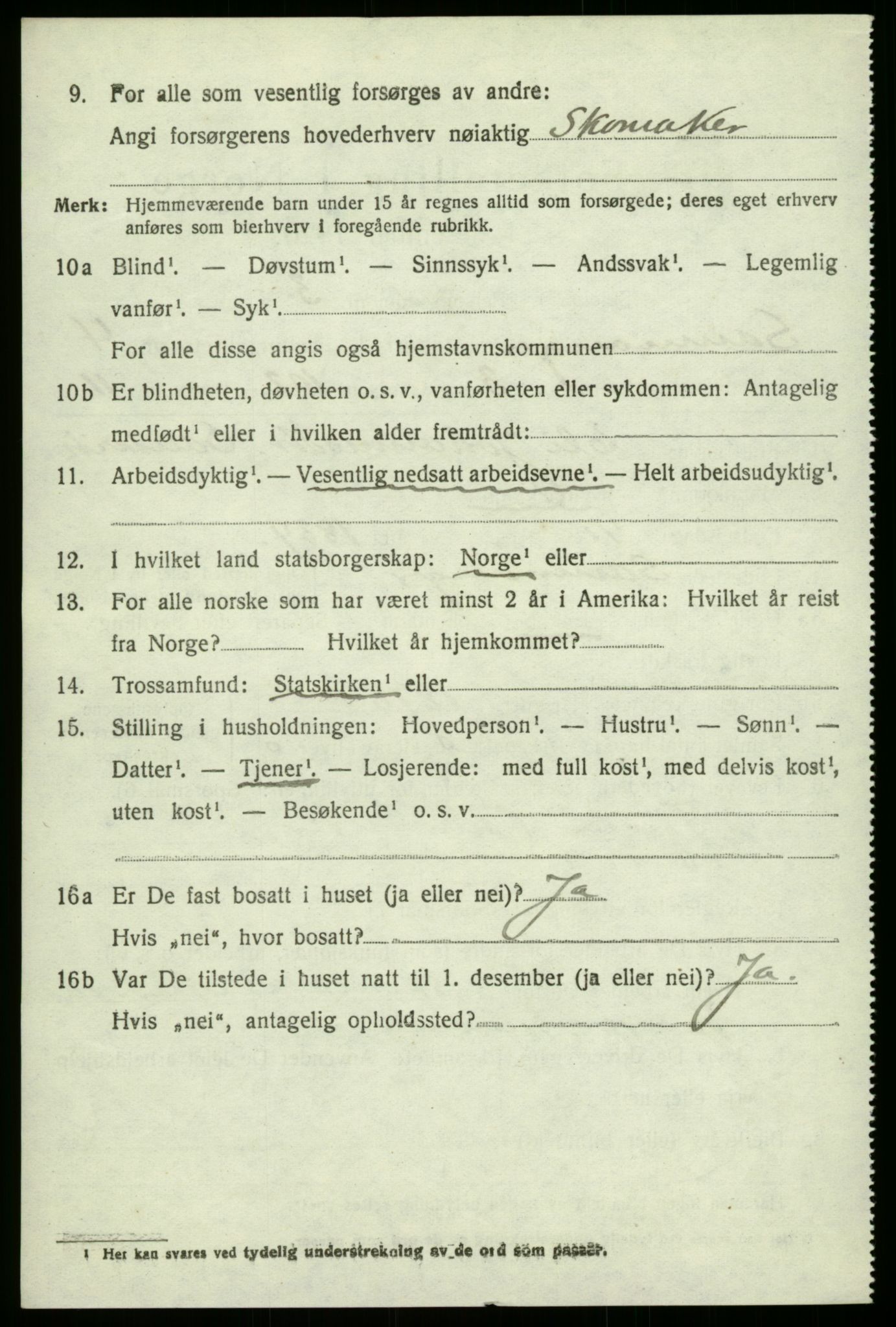 SAB, 1920 census for Samnanger, 1920, p. 1690