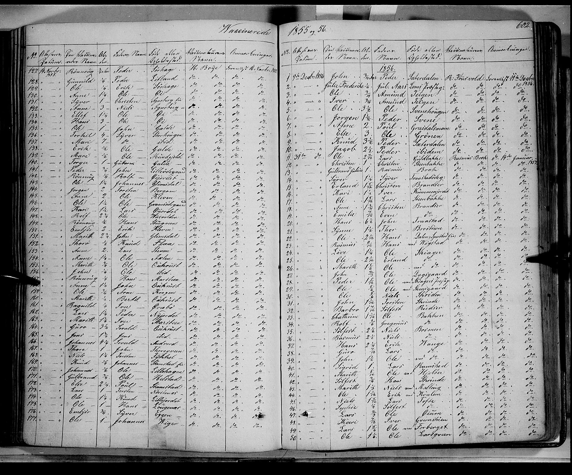 Lom prestekontor, SAH/PREST-070/K/L0006: Parish register (official) no. 6B, 1837-1863, p. 602