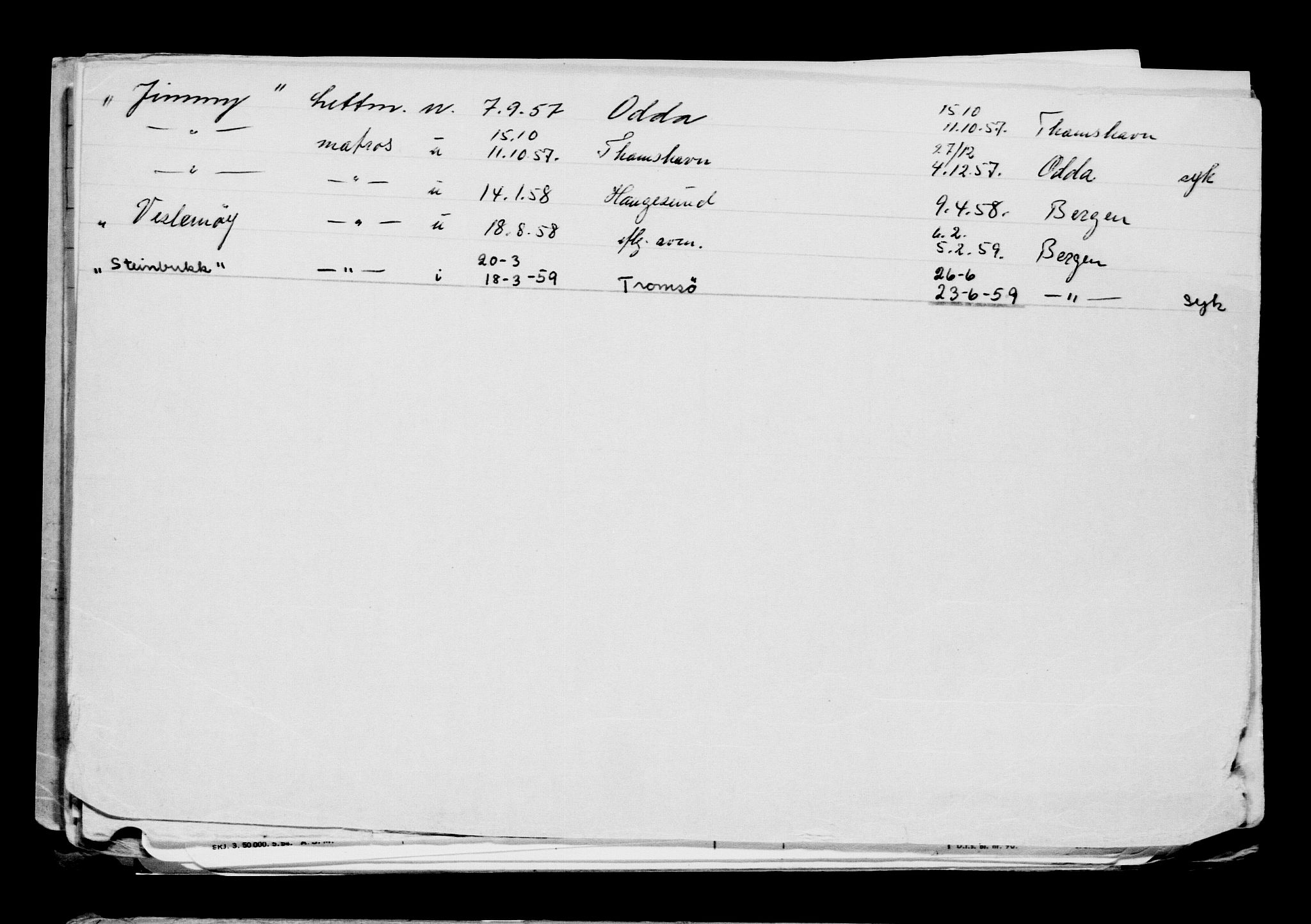 Direktoratet for sjømenn, AV/RA-S-3545/G/Gb/L0209: Hovedkort, 1922, p. 510