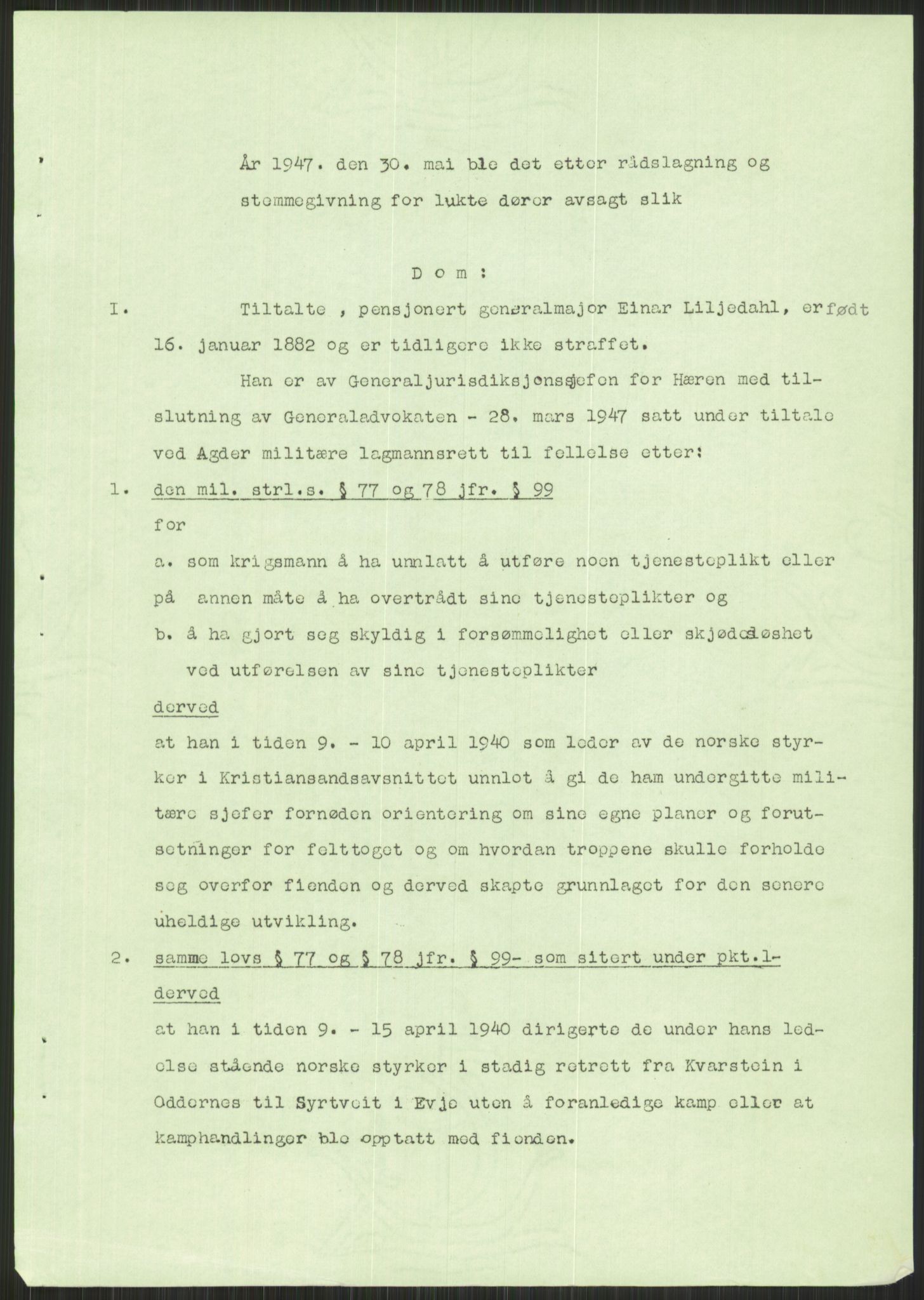 Forsvaret, Forsvarets krigshistoriske avdeling, AV/RA-RAFA-2017/Y/Yb/L0086: II-C-11-300  -  3. Divisjon., 1946-1955, p. 59