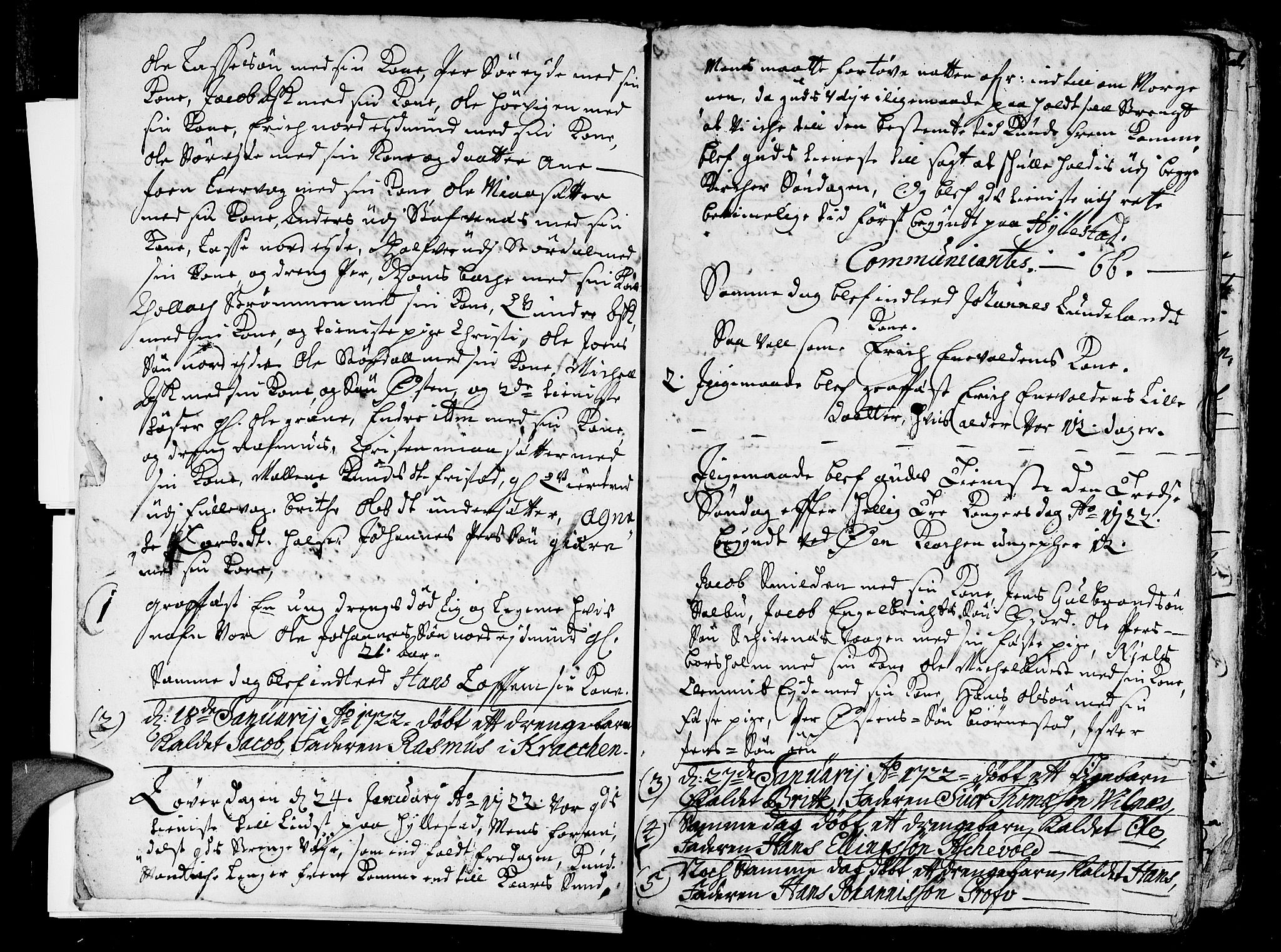 Askvoll sokneprestembete, SAB/A-79501/H/Haa/Haaa/L0005: Parish register (official) no. A 5, 1722-1733, p. 3