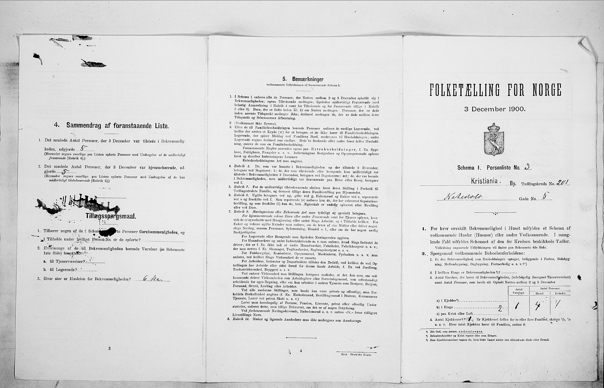 SAO, 1900 census for Kristiania, 1900, p. 64477