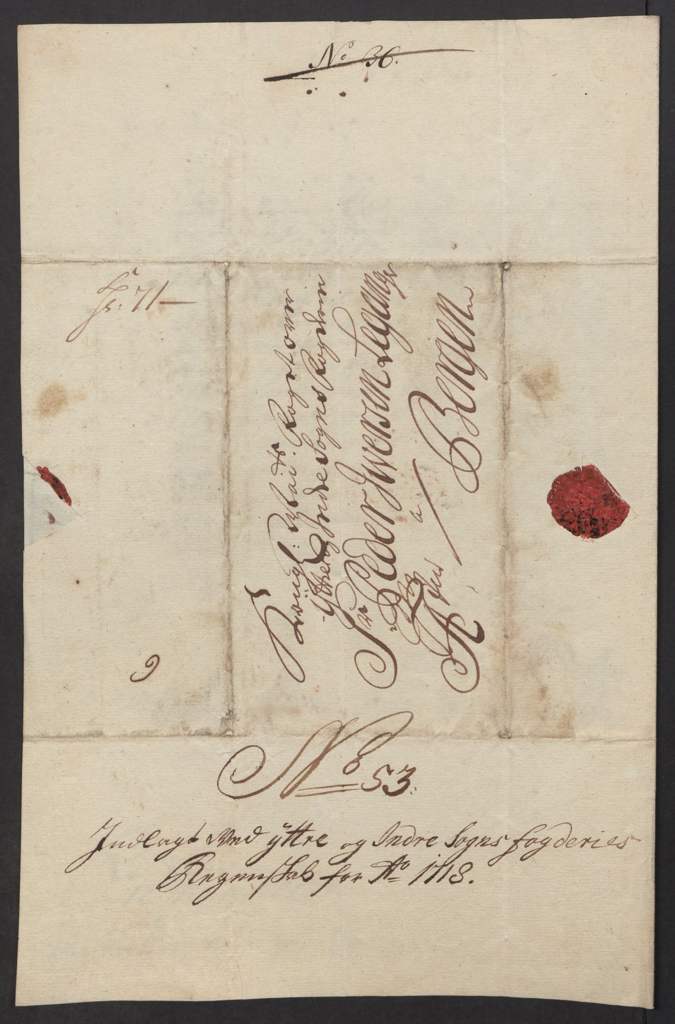 Rentekammeret inntil 1814, Reviderte regnskaper, Fogderegnskap, AV/RA-EA-4092/R52/L3321: Fogderegnskap Sogn, 1717-1718, p. 790