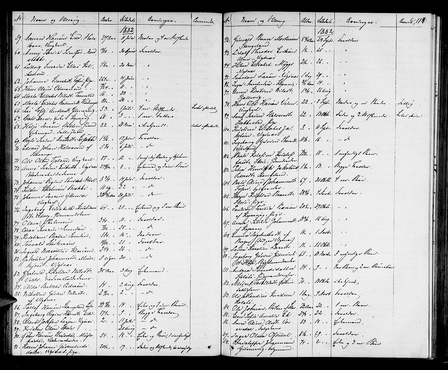 Karmsund sorenskriveri, AV/SAST-A-100311/01/IV/IVAB/L0002: DØDSFALLSPROT. SKUD/AV/TORV/SKJOLD/TYSVÆR, 1862-1901, p. 113b-114a