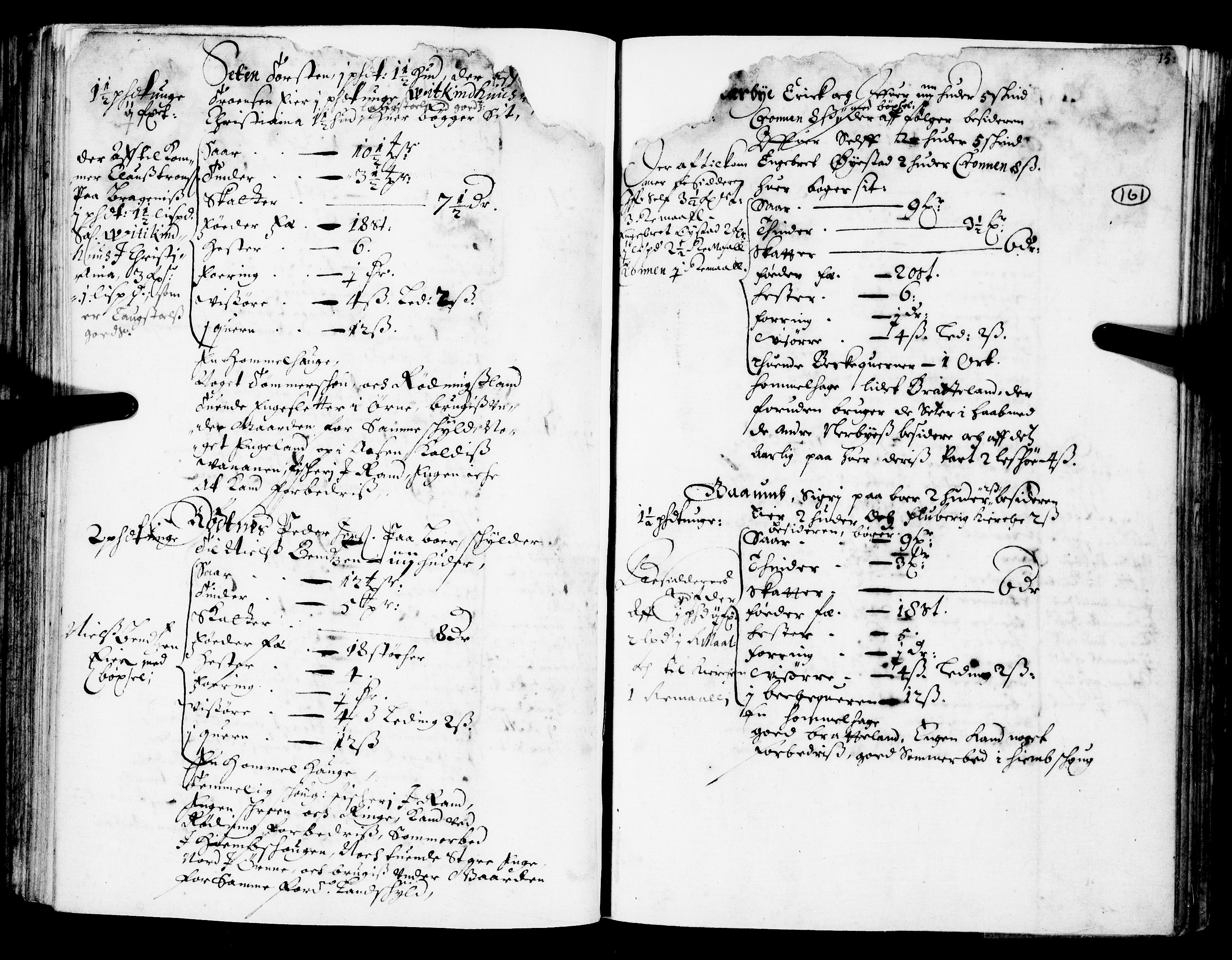 Rentekammeret inntil 1814, Realistisk ordnet avdeling, AV/RA-EA-4070/N/Nb/Nba/L0018: Hadeland og Valdres fogderi, 3. del, 1669, p. 160b-161a