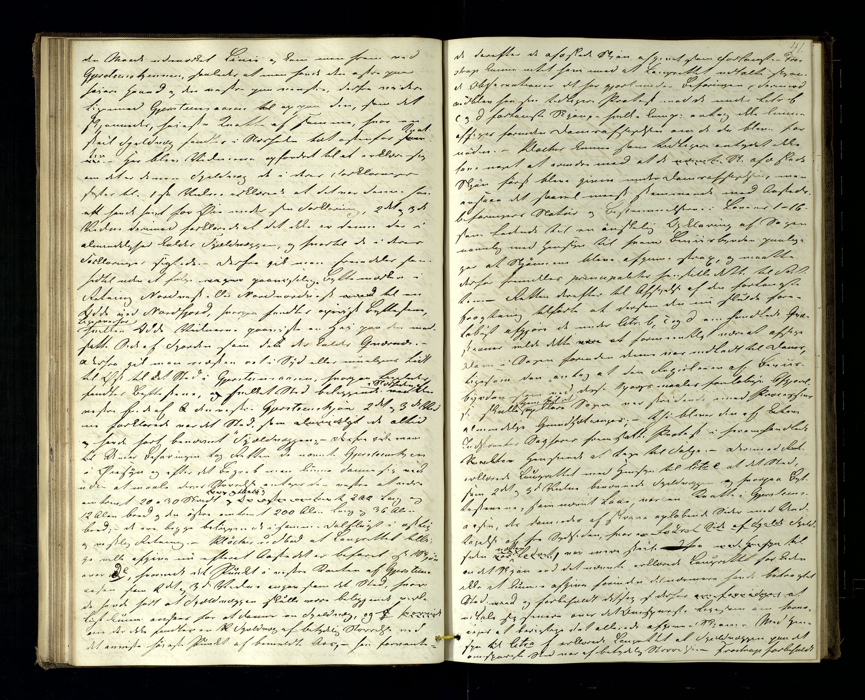 Østre Råbyggelag sorenskriveri, AV/SAK-1221-0016/F/Fb/L0006: Ekstrarettsprotokoll nr 6, 1852, p. 41