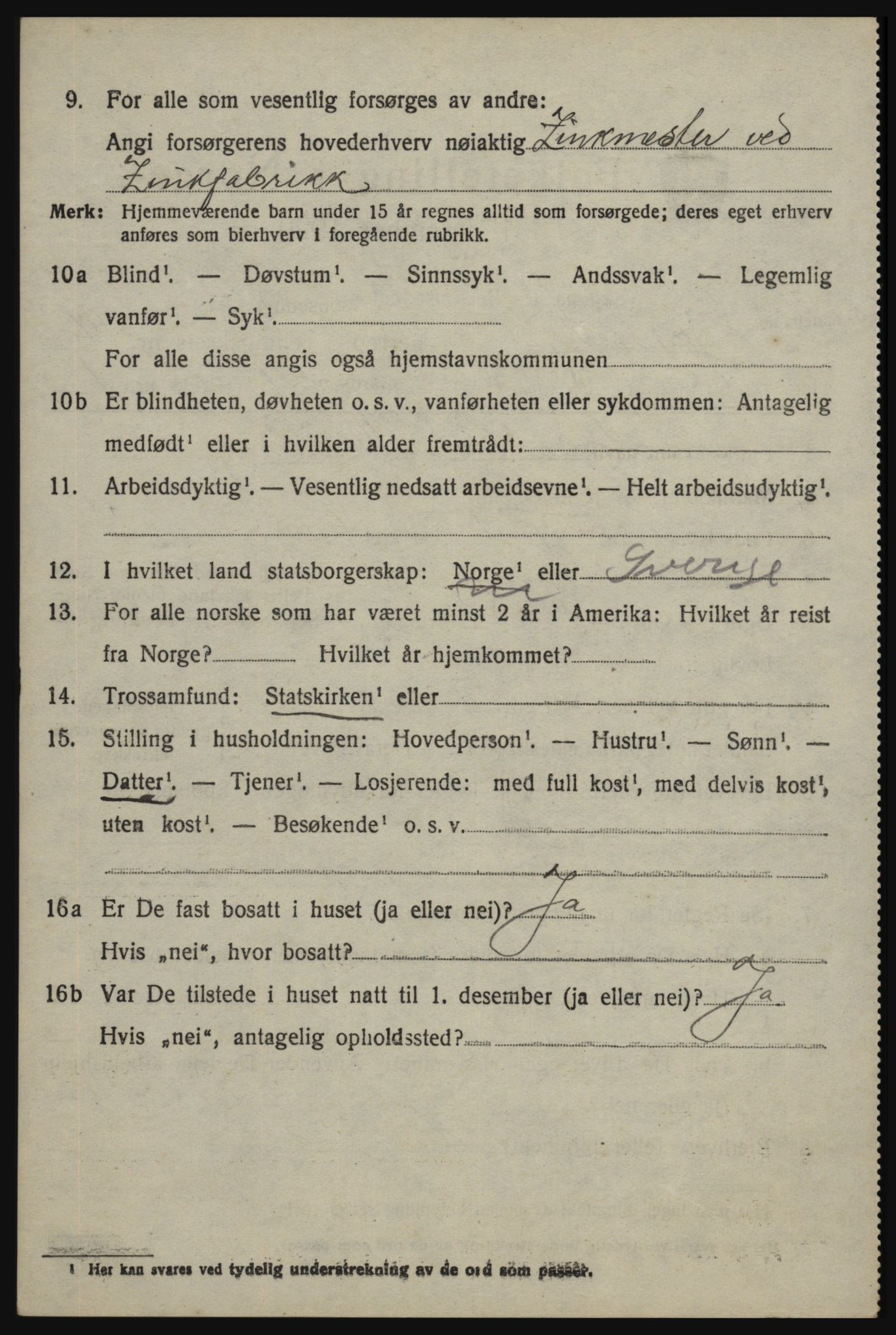 SAO, 1920 census for Skjeberg, 1920, p. 13662