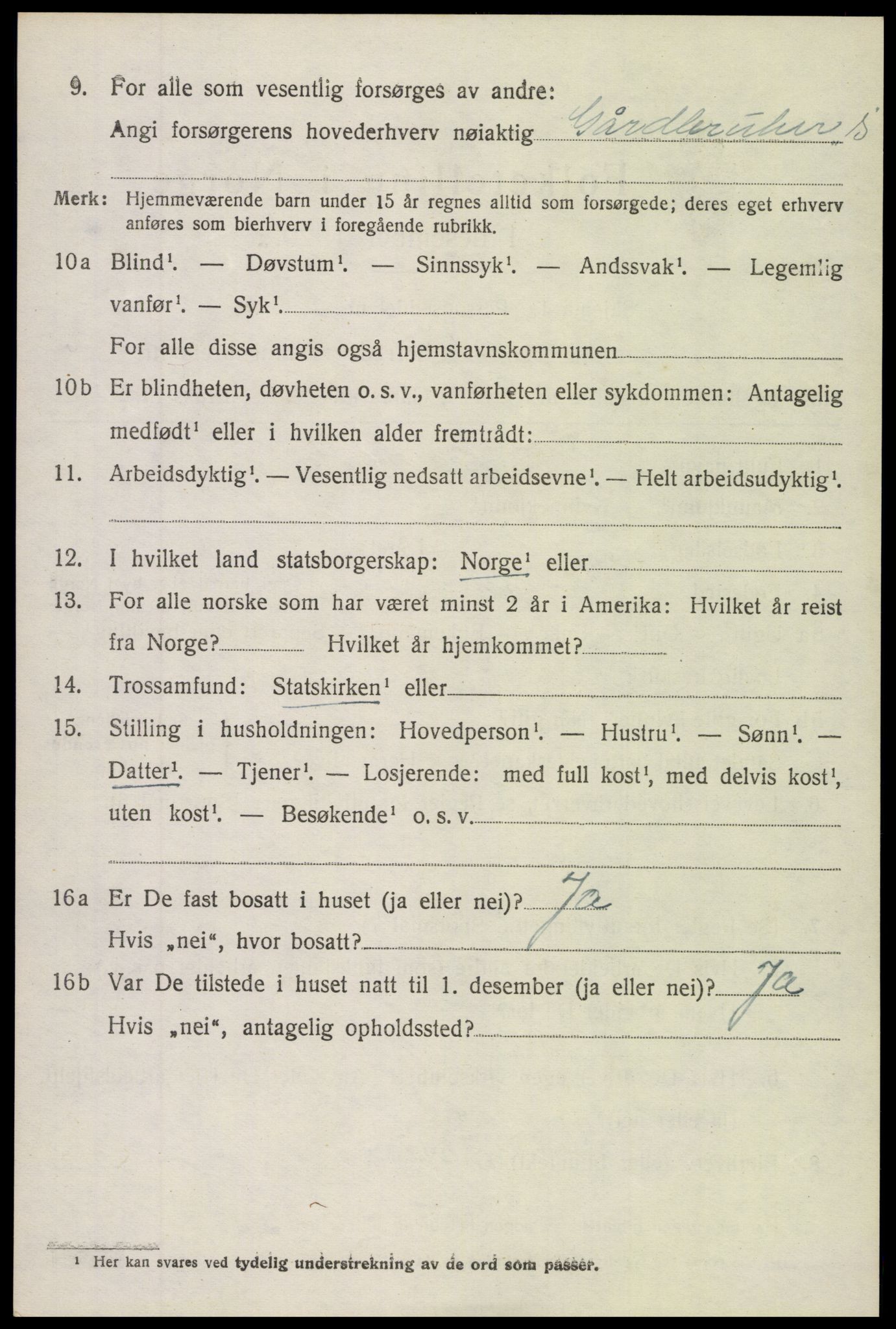 SAH, 1920 census for Sør-Aurdal, 1920, p. 7454