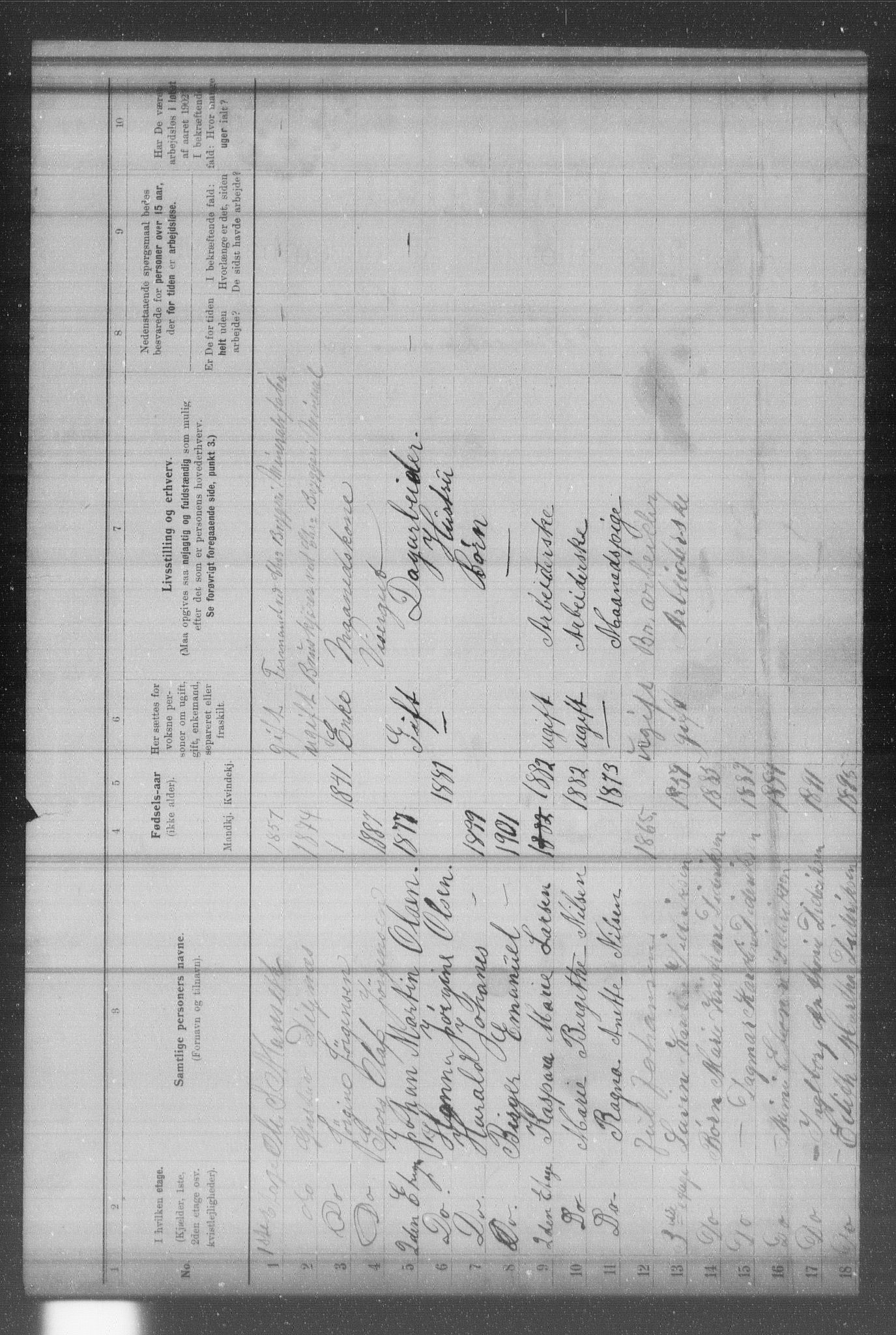 OBA, Municipal Census 1902 for Kristiania, 1902, p. 12333