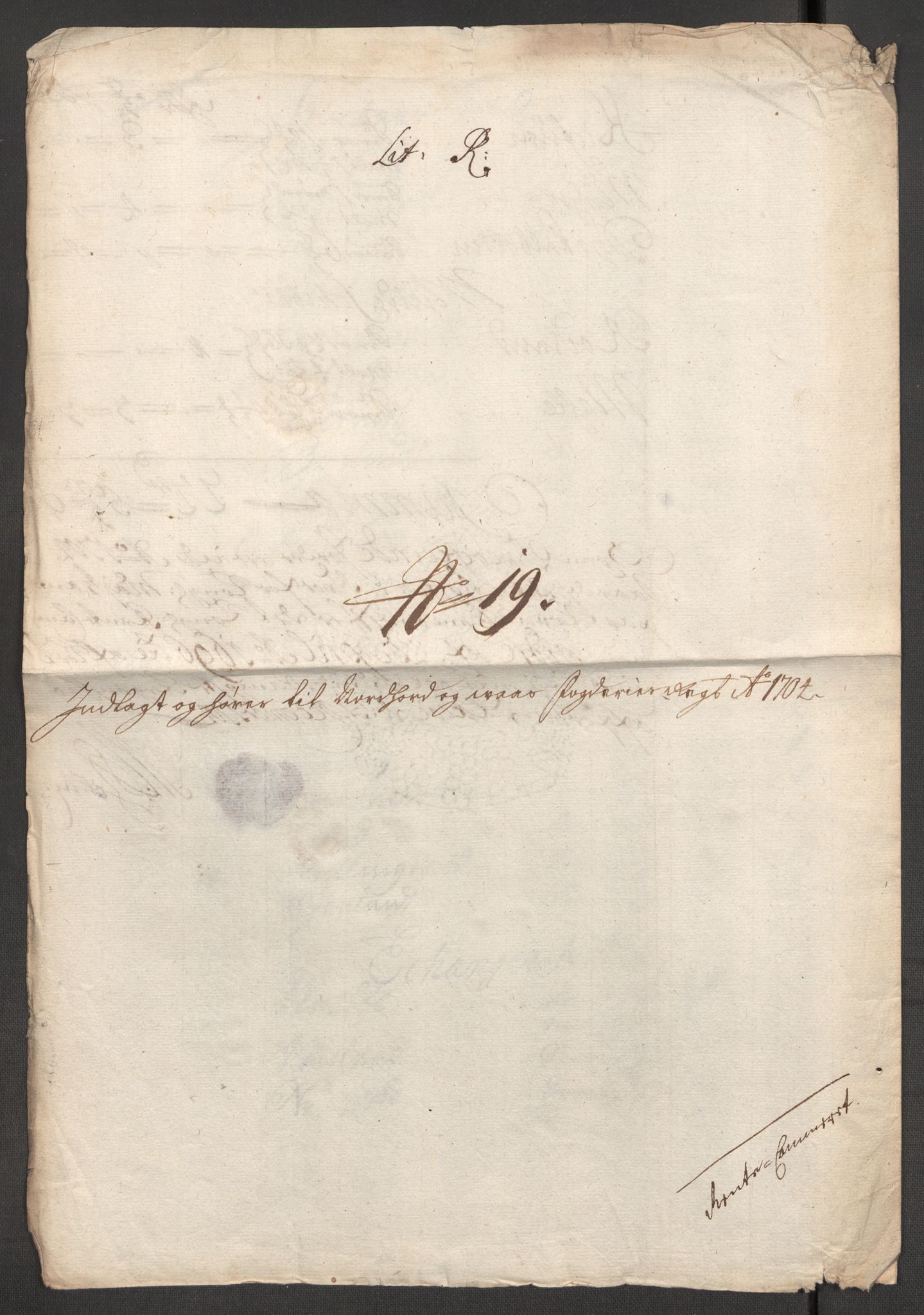 Rentekammeret inntil 1814, Reviderte regnskaper, Fogderegnskap, AV/RA-EA-4092/R51/L3187: Fogderegnskap Nordhordland og Voss, 1704-1705, p. 182