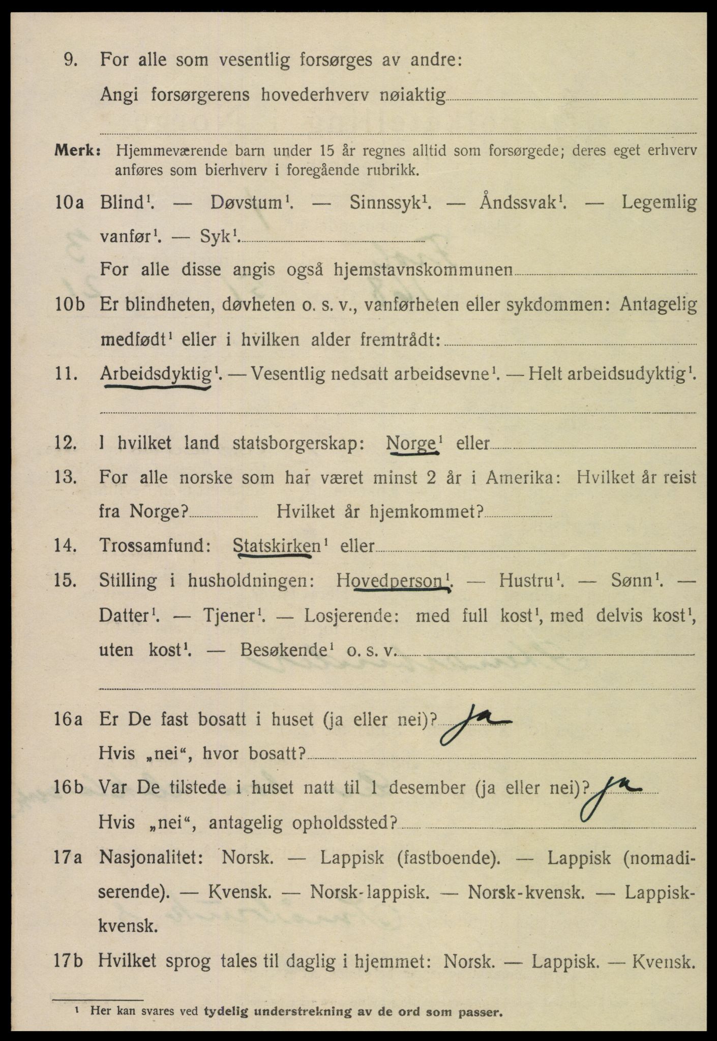 SAT, 1920 census for Frol, 1920, p. 5450