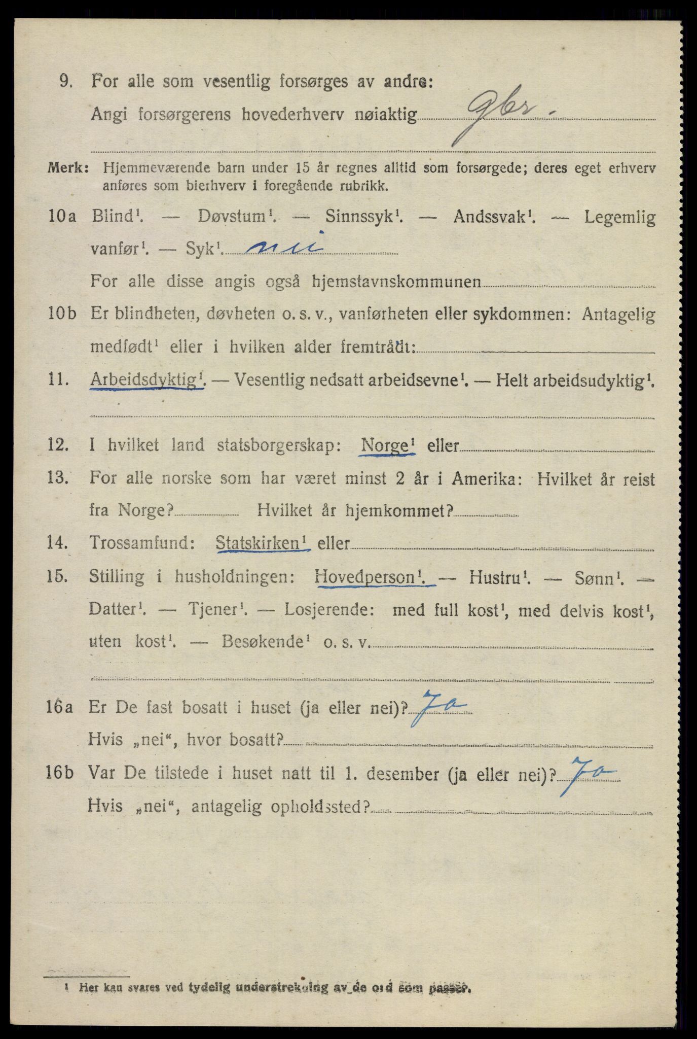 SAO, 1920 census for Sørum, 1920, p. 1894