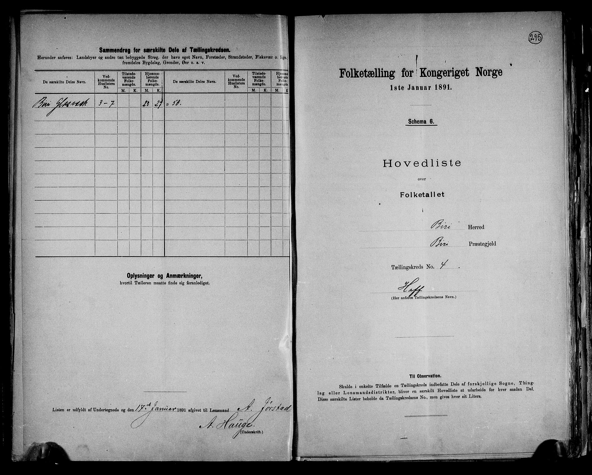 RA, 1891 census for 0525 Biri, 1891, p. 12