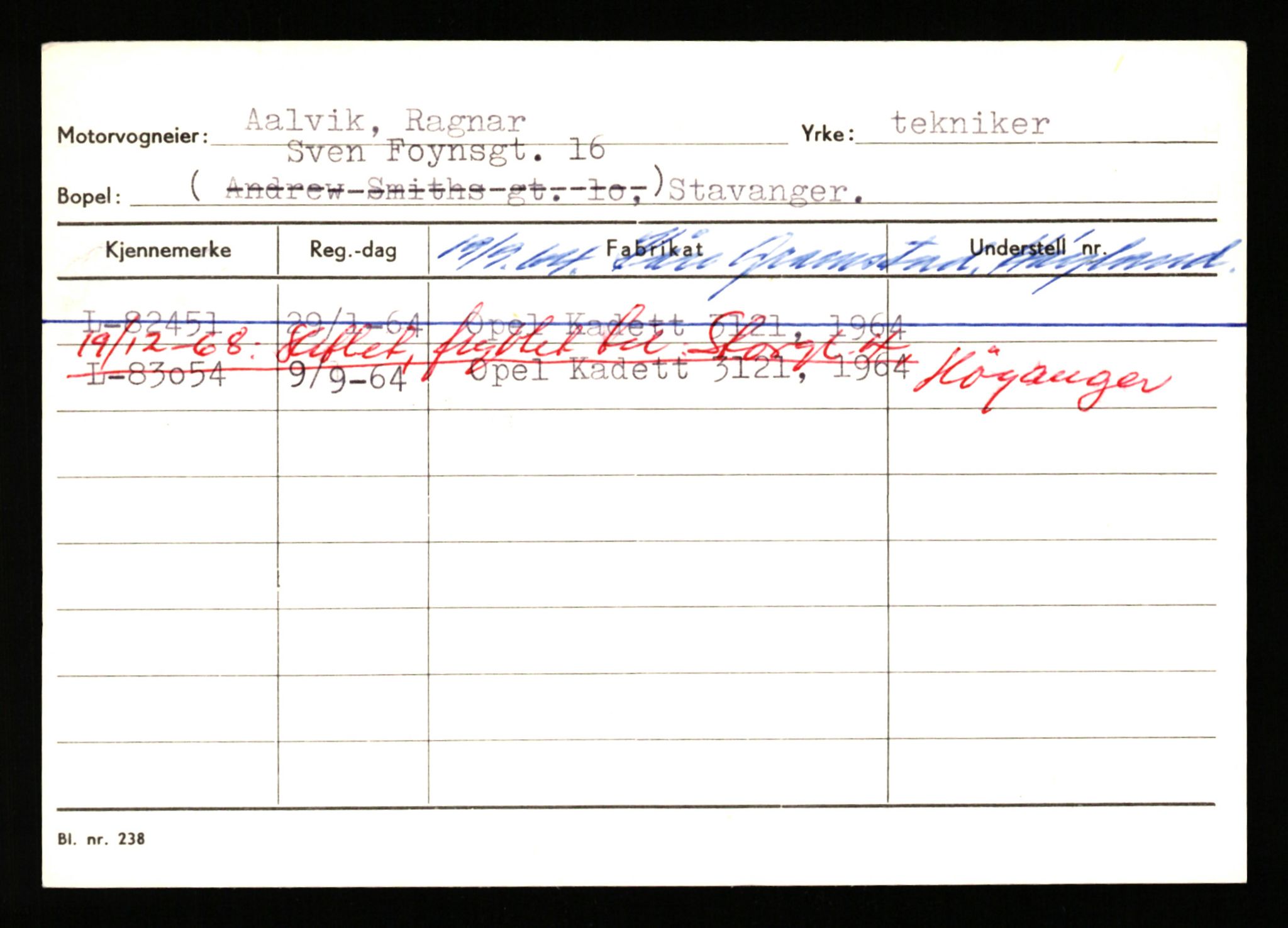 Stavanger trafikkstasjon, AV/SAST-A-101942/0/H/L0044: Øksna - Åmo, 1930-1971, p. 2482