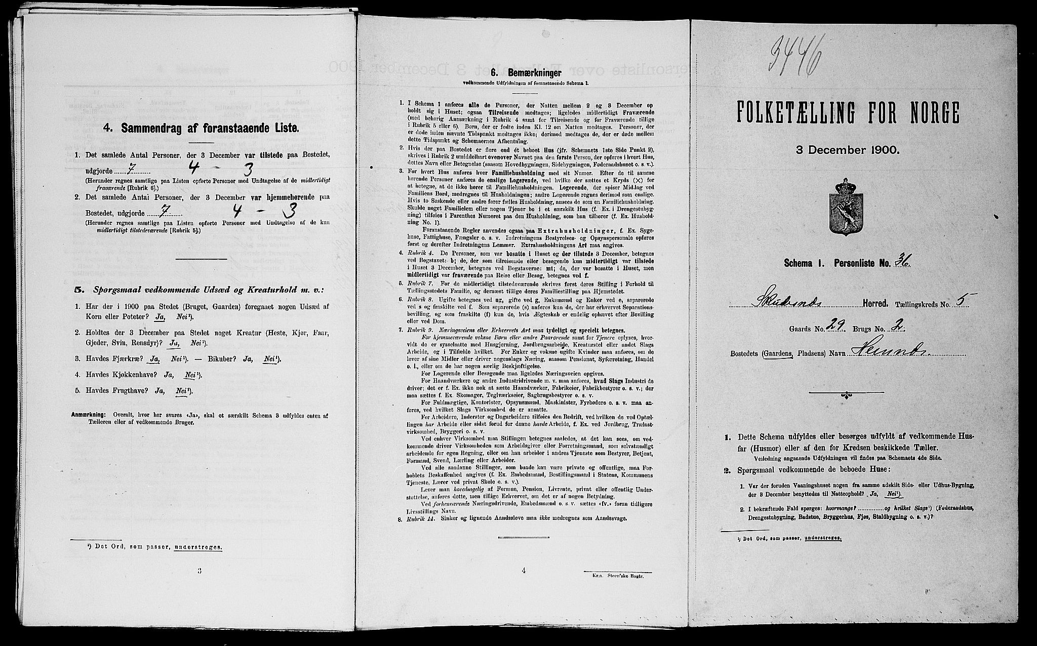 SAST, 1900 census for Skudenes, 1900, p. 762