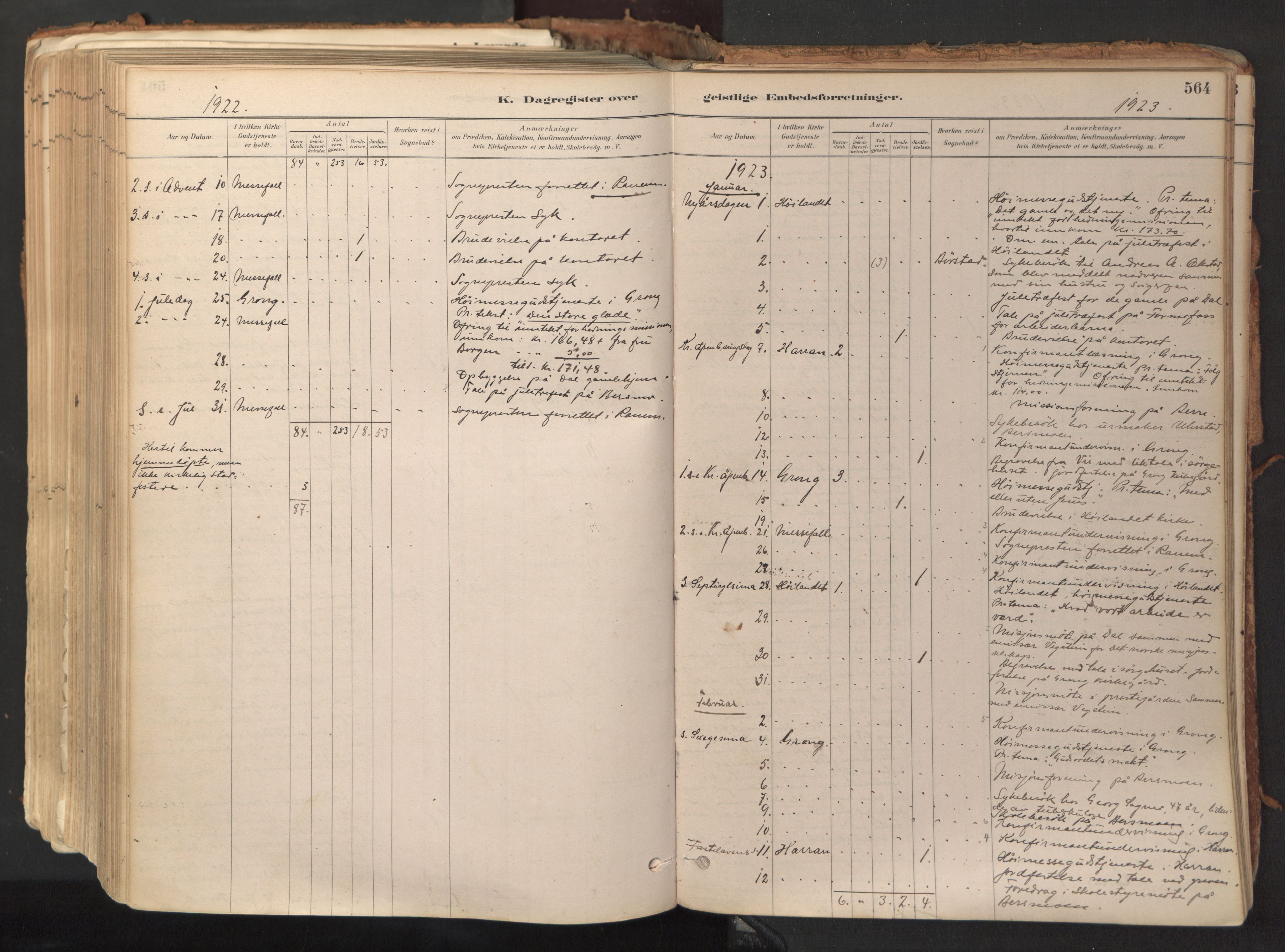 Ministerialprotokoller, klokkerbøker og fødselsregistre - Nord-Trøndelag, SAT/A-1458/758/L0519: Parish register (official) no. 758A04, 1880-1926, p. 564