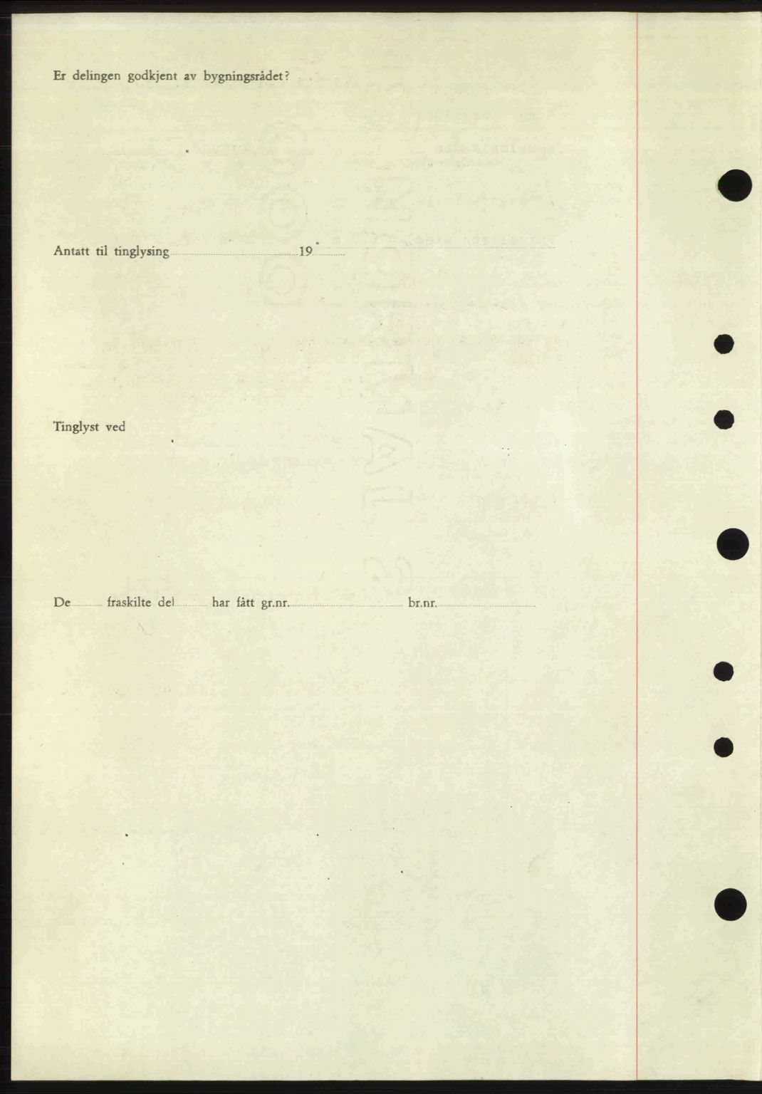 Nordre Sunnmøre sorenskriveri, AV/SAT-A-0006/1/2/2C/2Ca: Mortgage book no. A24, 1947-1947, Diary no: : 973/1947