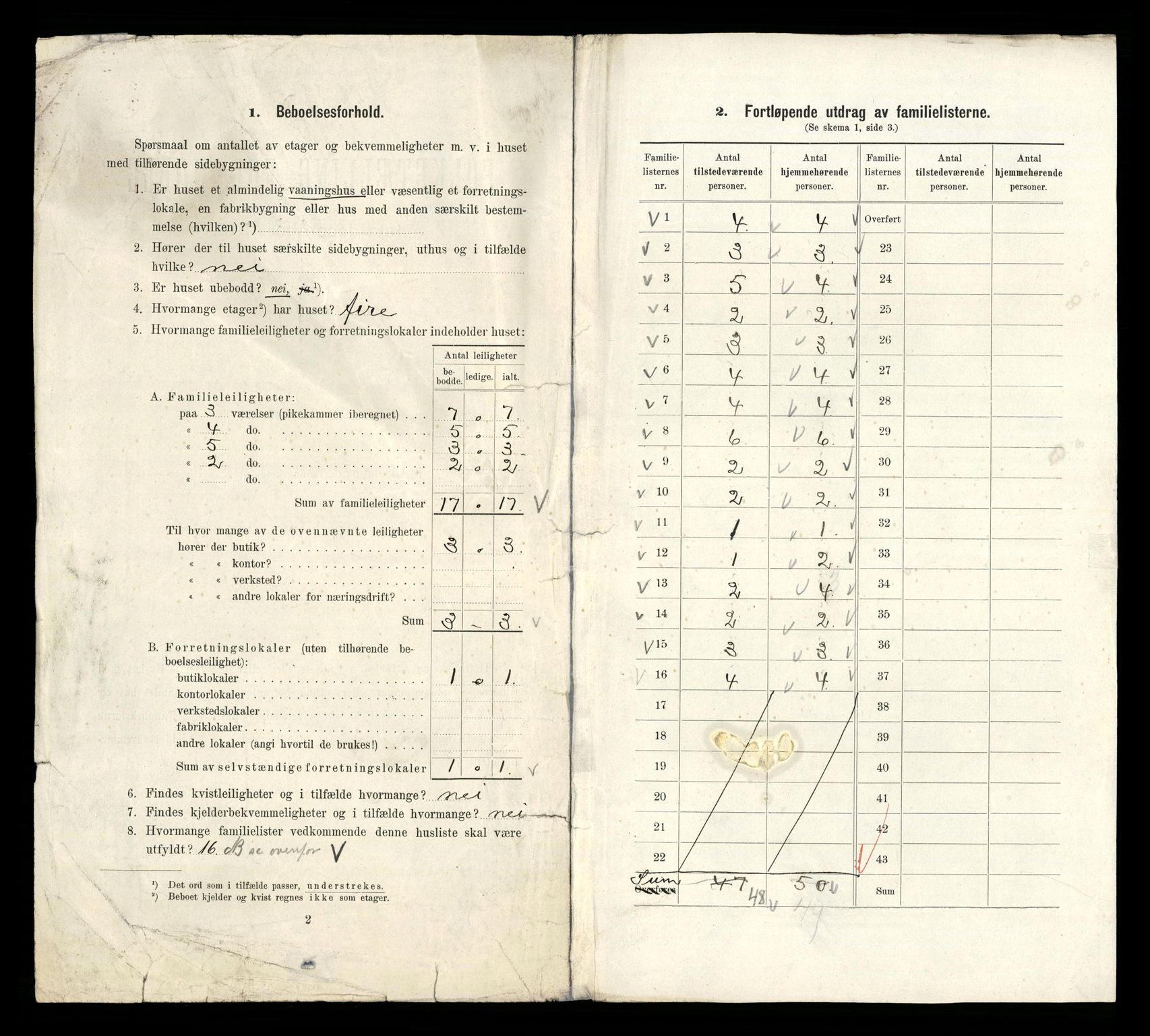 RA, 1910 census for Kristiania, 1910, p. 43170