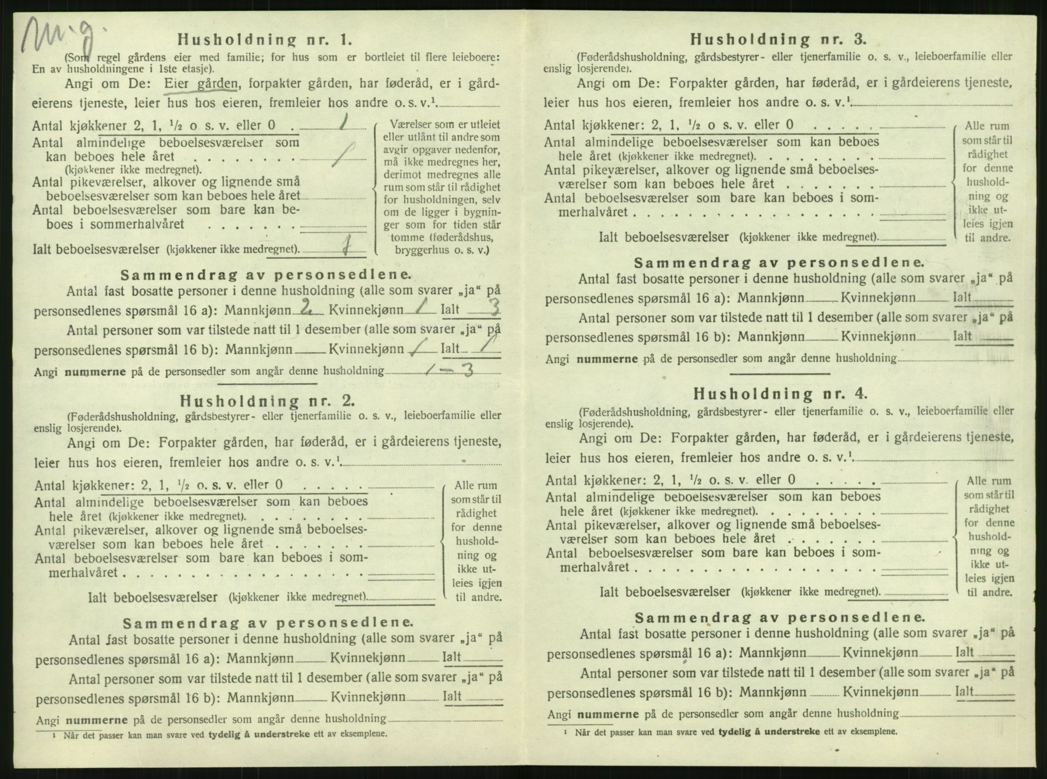 SAT, 1920 census for Tjøtta, 1920, p. 562