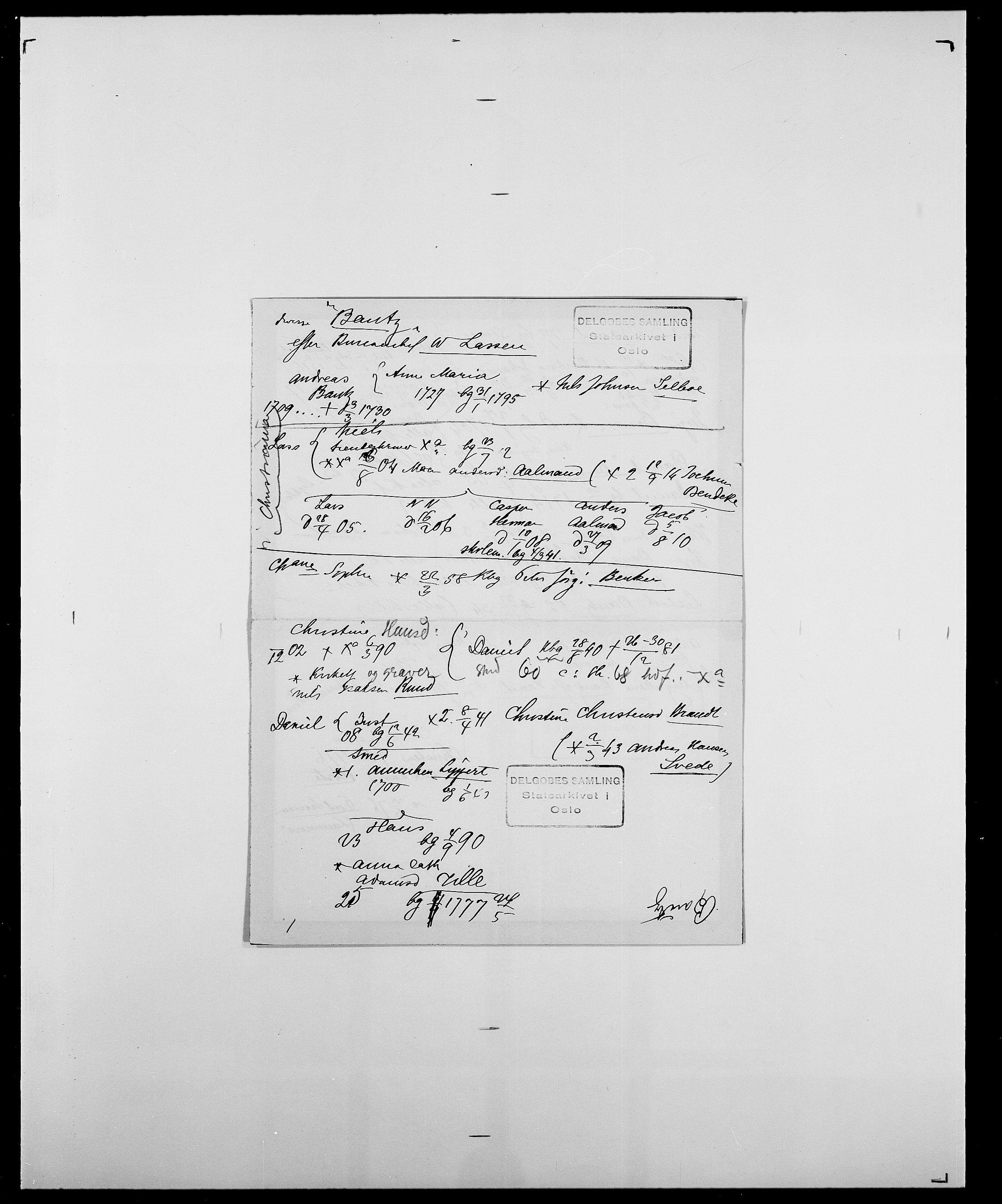 Delgobe, Charles Antoine - samling, AV/SAO-PAO-0038/D/Da/L0003: Barca - Bergen, p. 471