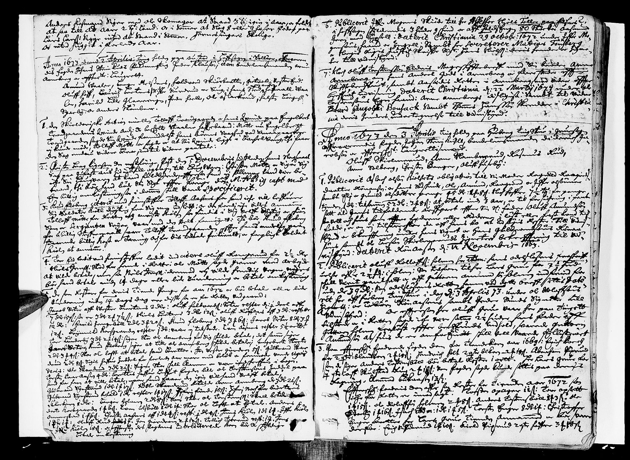 Solør og Østerdalen sorenskriveri, AV/SAH-TING-024/G/Gb/L0012: Tingbok, 1673, p. 1b-2a
