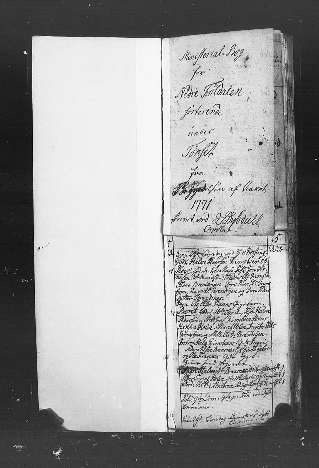 Tynset prestekontor, SAH/PREST-058/H/Ha/Haa/L0010: Parish register (official) no. 10, 1771-1807