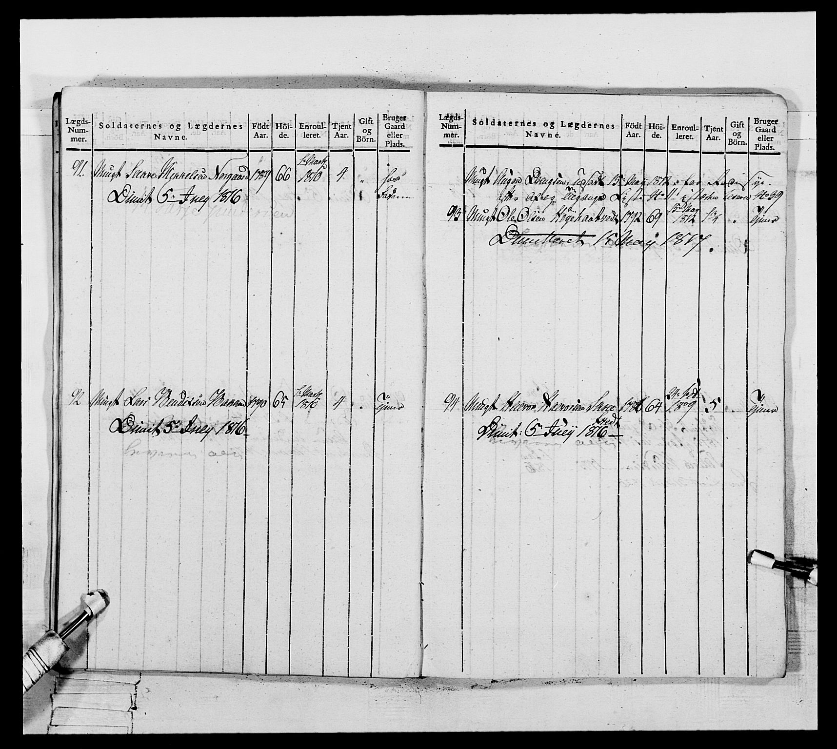 Generalitets- og kommissariatskollegiet, Det kongelige norske kommissariatskollegium, AV/RA-EA-5420/E/Eh/L0117: Telemarkske nasjonale infanteriregiment, 1812-1814, p. 306