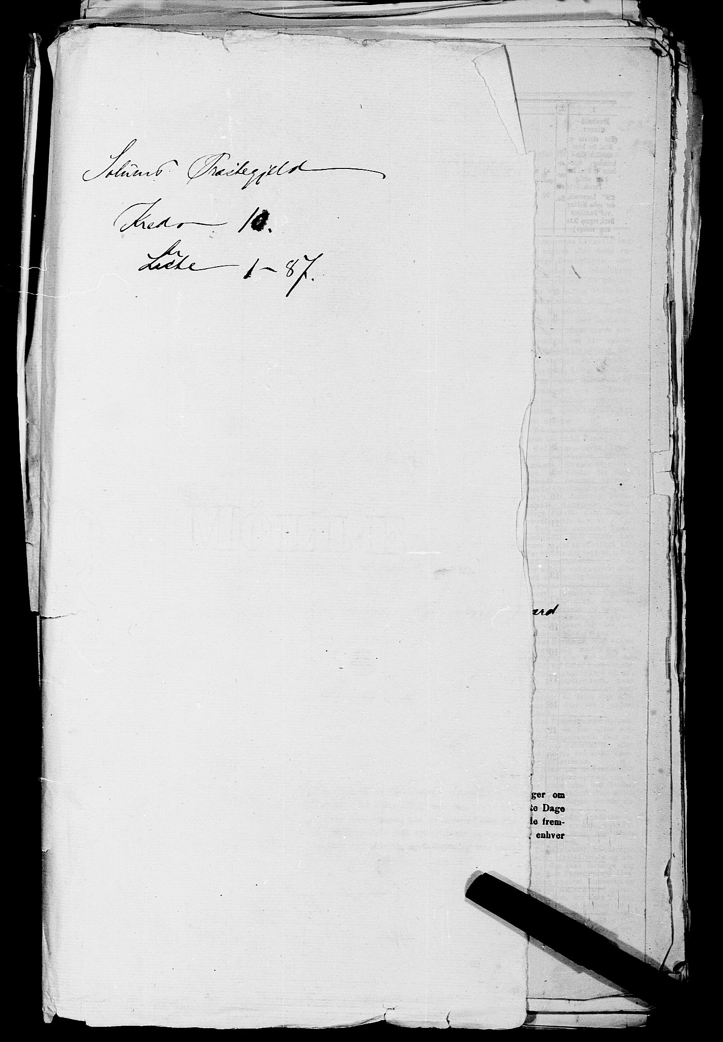 SAKO, 1875 census for 0818P Solum, 1875, p. 1462