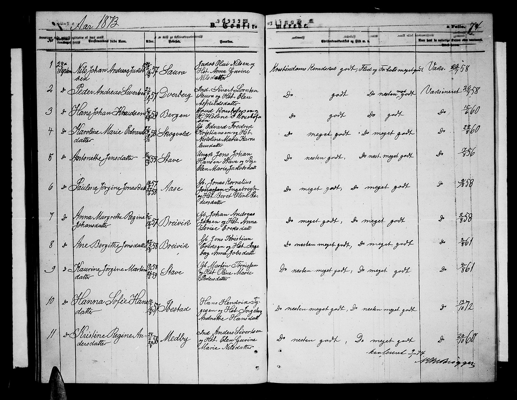 Ministerialprotokoller, klokkerbøker og fødselsregistre - Nordland, AV/SAT-A-1459/897/L1412: Parish register (copy) no. 897C02, 1867-1886, p. 74