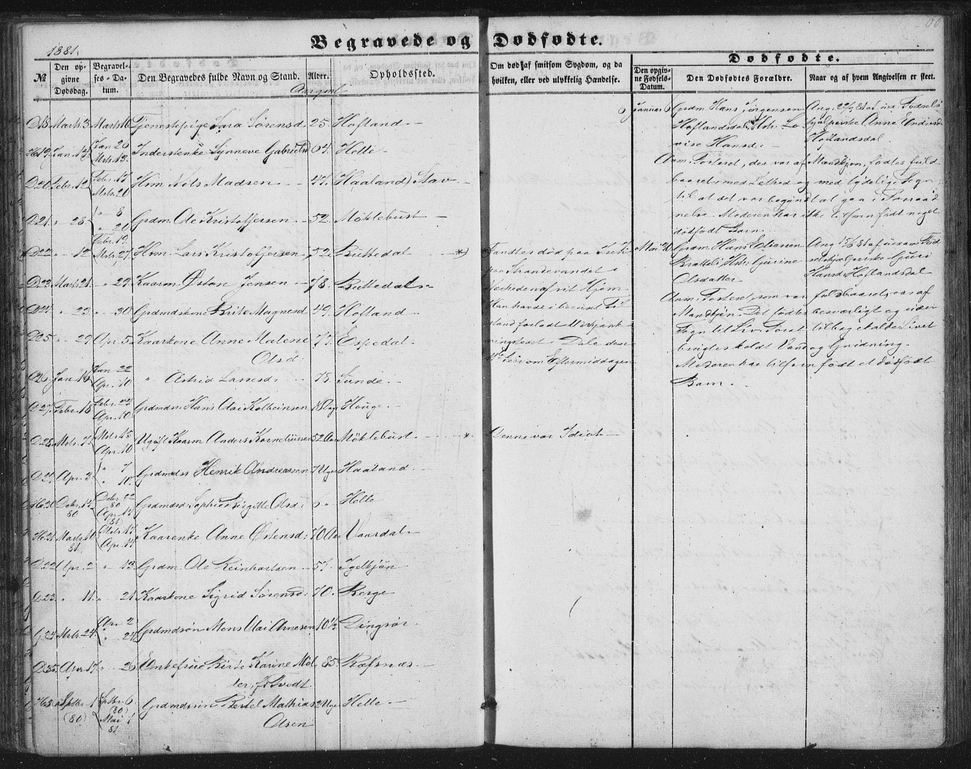 Fjaler sokneprestembete, AV/SAB-A-79801/H/Haa/Haaa/L0012: Parish register (official) no. A 12, 1854-1887, p. 60