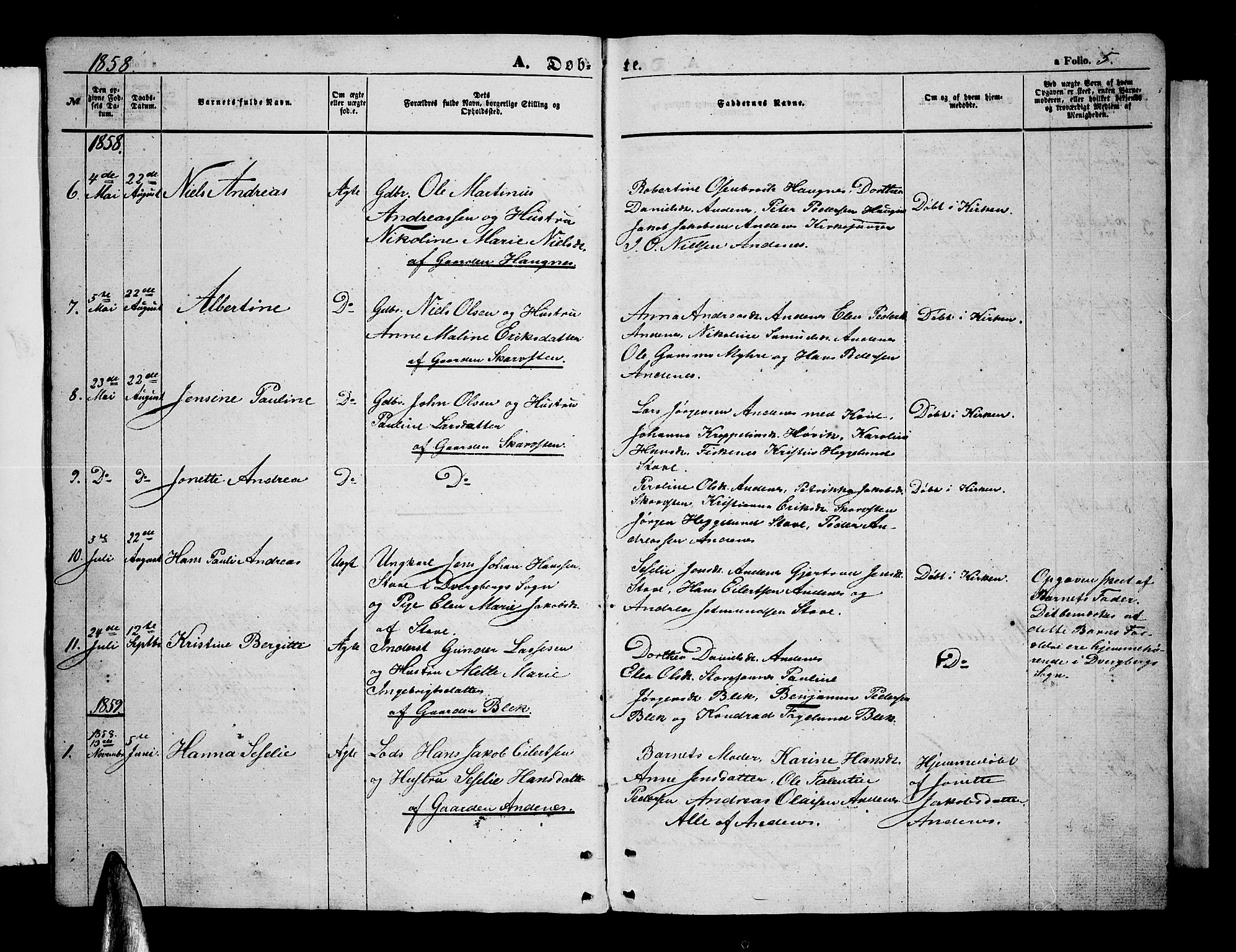 Ministerialprotokoller, klokkerbøker og fødselsregistre - Nordland, AV/SAT-A-1459/899/L1447: Parish register (copy) no. 899C02, 1855-1886, p. 5