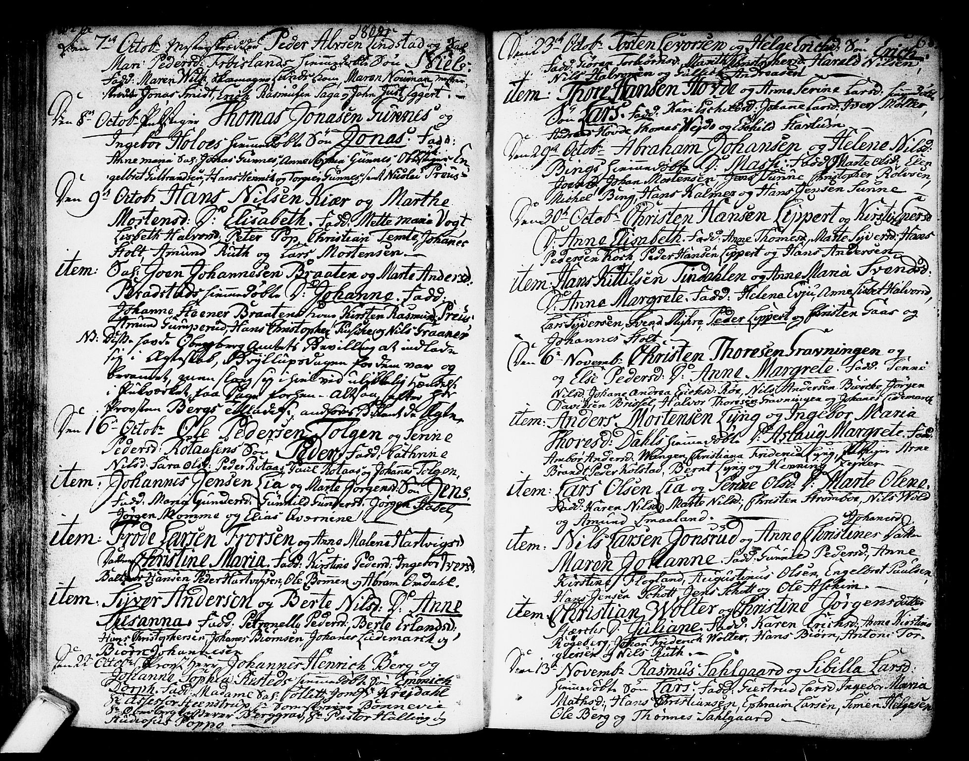 Kongsberg kirkebøker, SAKO/A-22/F/Fa/L0007: Parish register (official) no. I 7, 1795-1816, p. 68