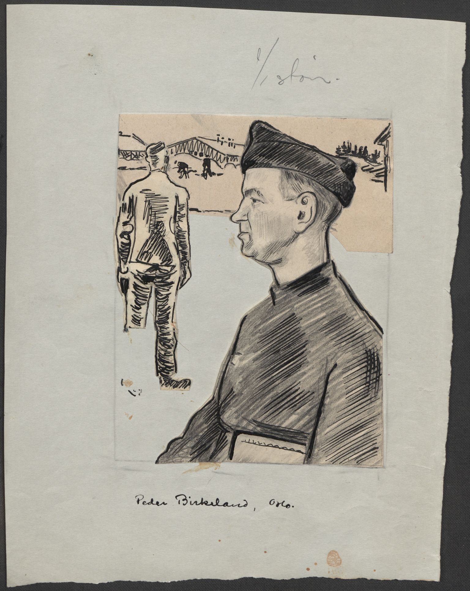 Grøgaard, Joachim, RA/PA-1773/F/L0002: Tegninger og tekster, 1942-1945, p. 73