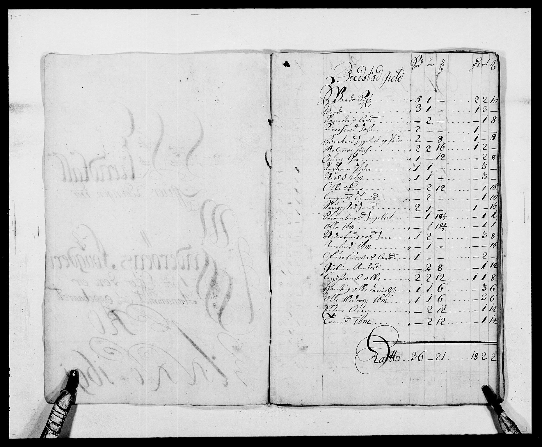 Rentekammeret inntil 1814, Reviderte regnskaper, Fogderegnskap, RA/EA-4092/R63/L4307: Fogderegnskap Inderøy, 1690-1691, p. 379