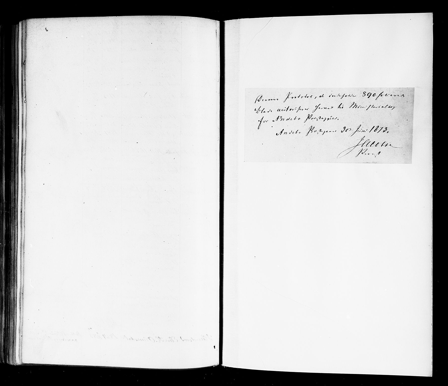 Andebu kirkebøker, SAKO/A-336/F/Fa/L0006: Parish register (official) no. 6, 1871-1878