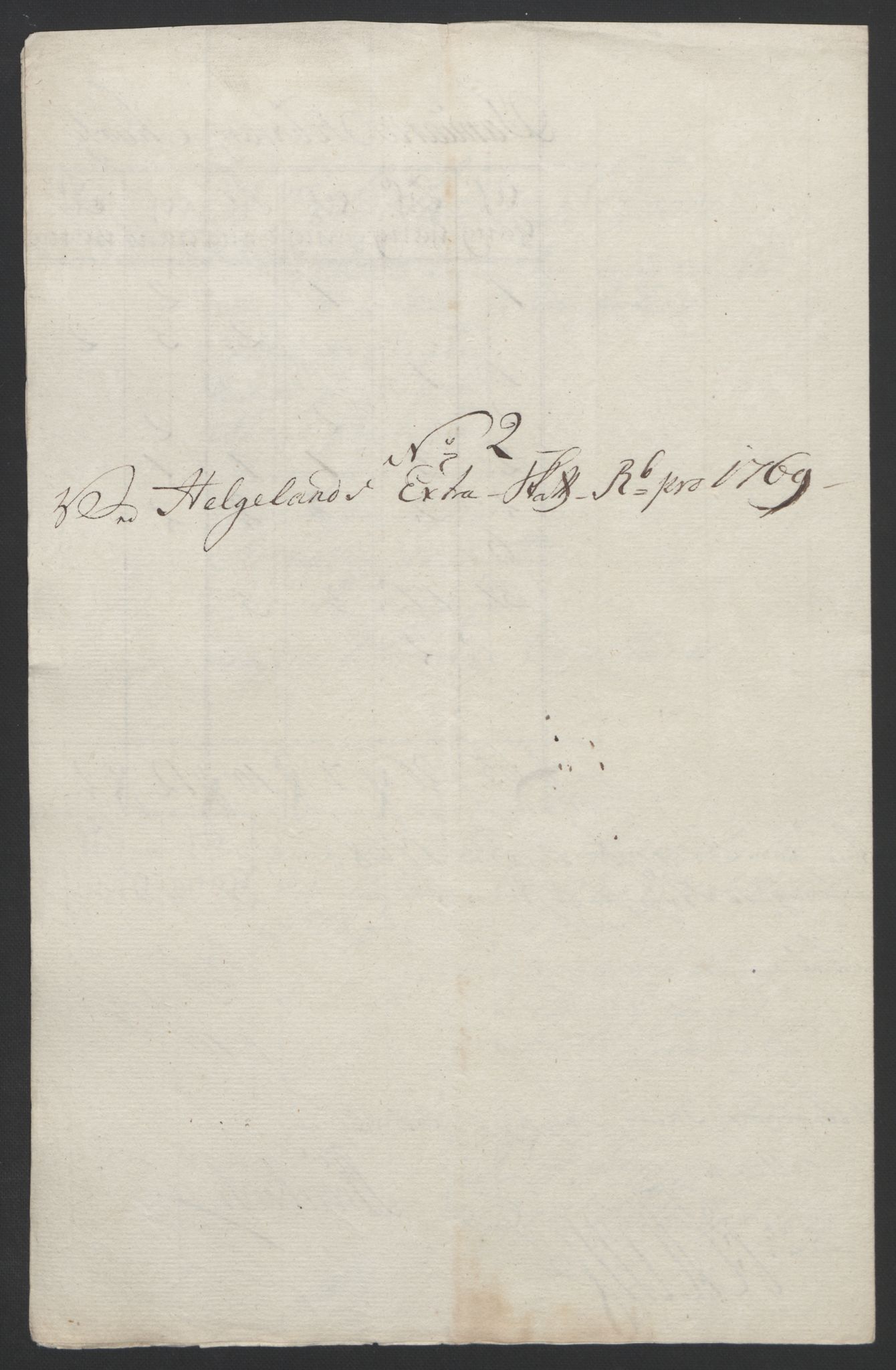 Rentekammeret inntil 1814, Reviderte regnskaper, Fogderegnskap, AV/RA-EA-4092/R65/L4573: Ekstraskatten Helgeland, 1762-1772, p. 232