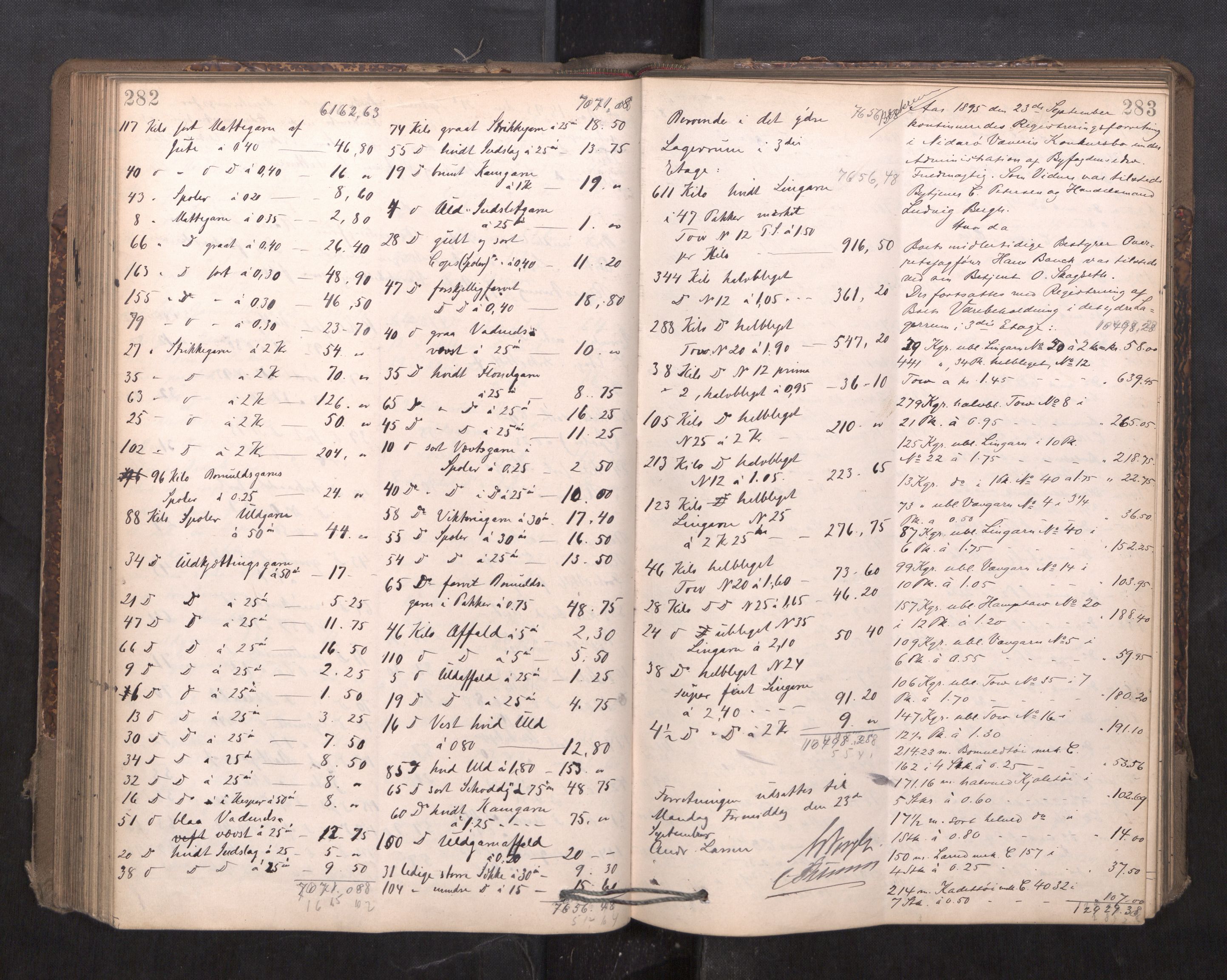 Trondheim byfogd, AV/SAT-A-0003/1/3/3C/L0015: Skifteregistreringsprotokoll - 24/2-21/3 (u/ register), 1893-1899, p. 282-283