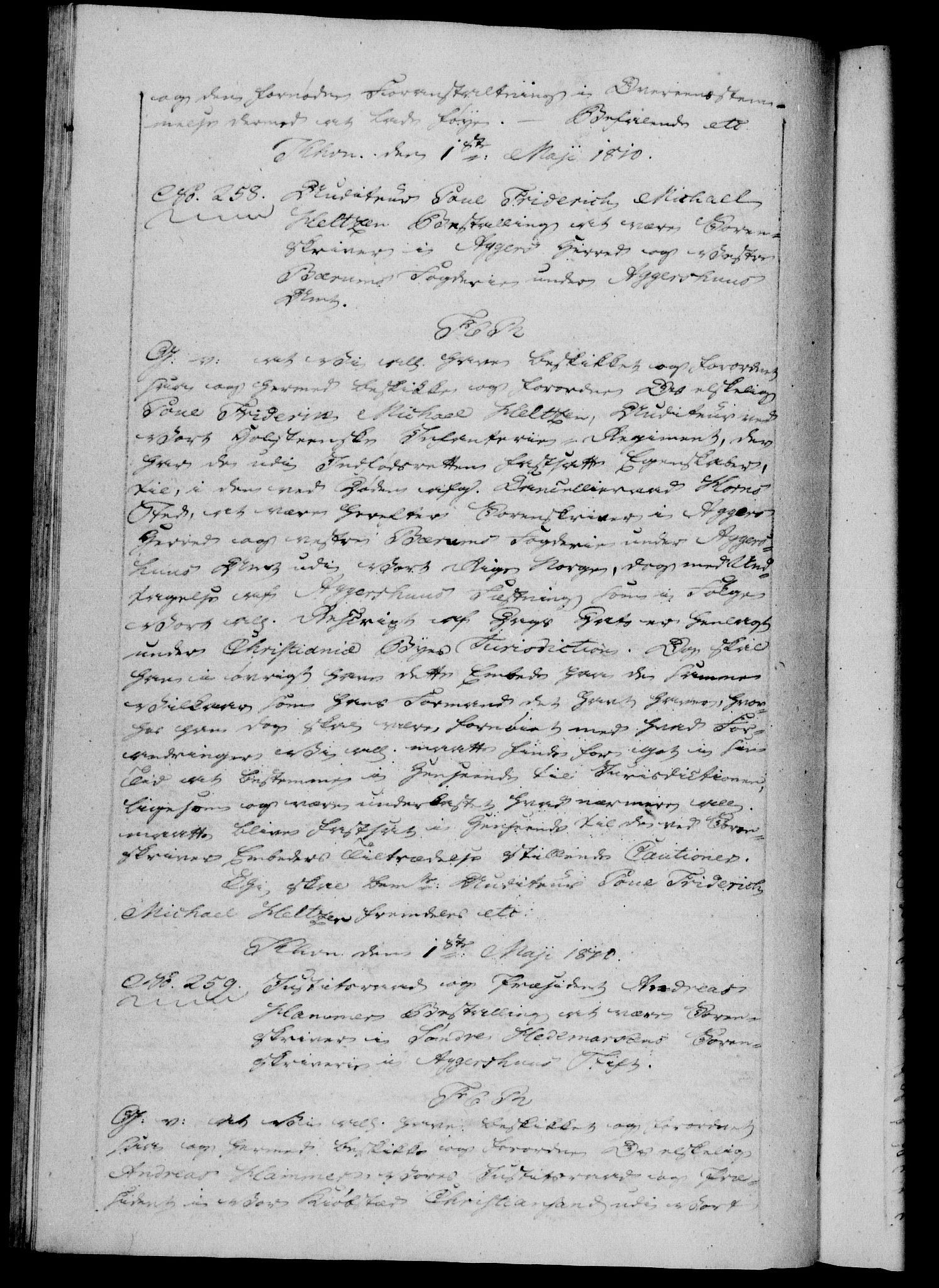 Danske Kanselli 1800-1814, AV/RA-EA-3024/H/Hf/Hfb/Hfba/L0004: Registranter, 1808-1810, p. 327b
