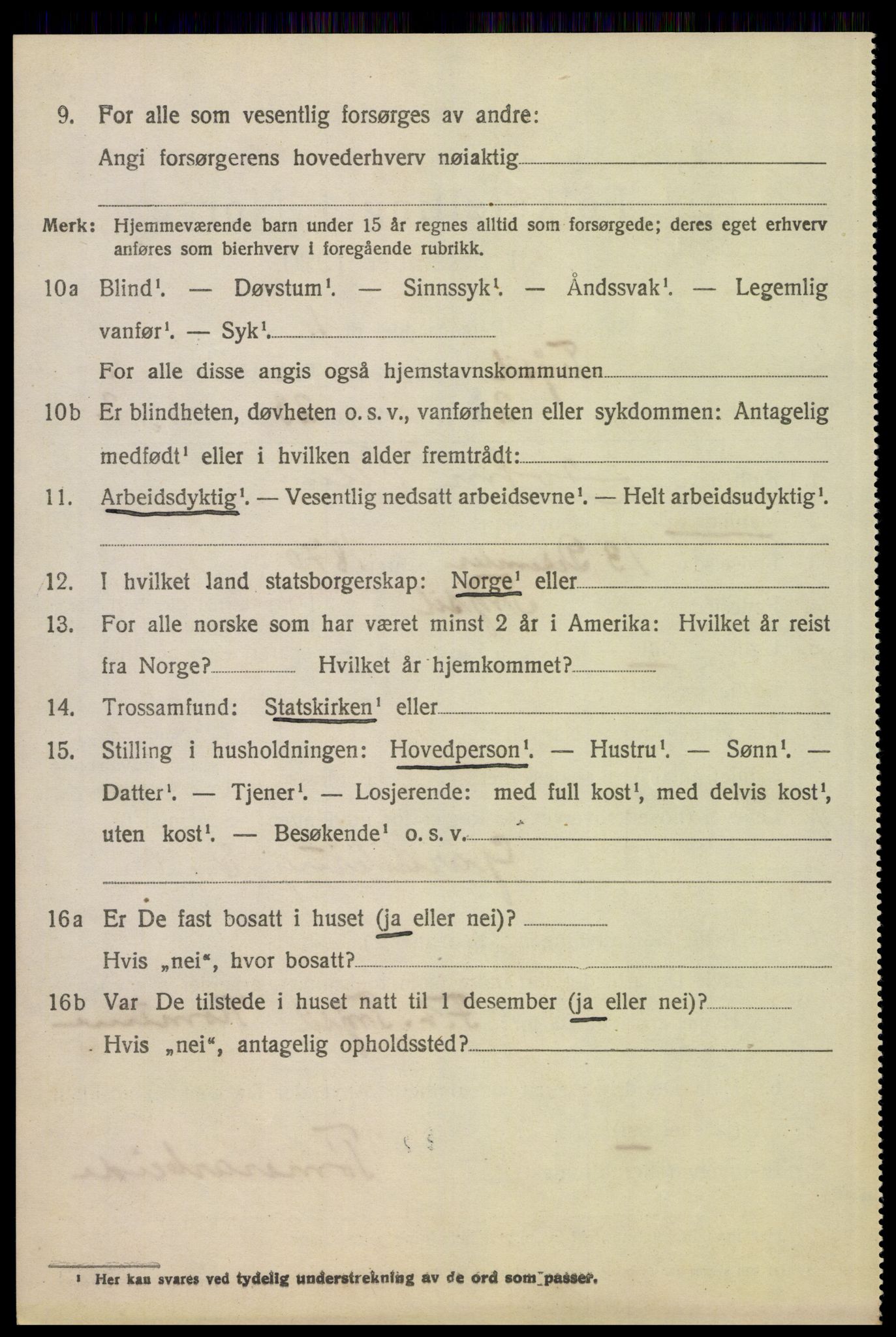 SAH, 1920 census for Trysil, 1920, p. 6874