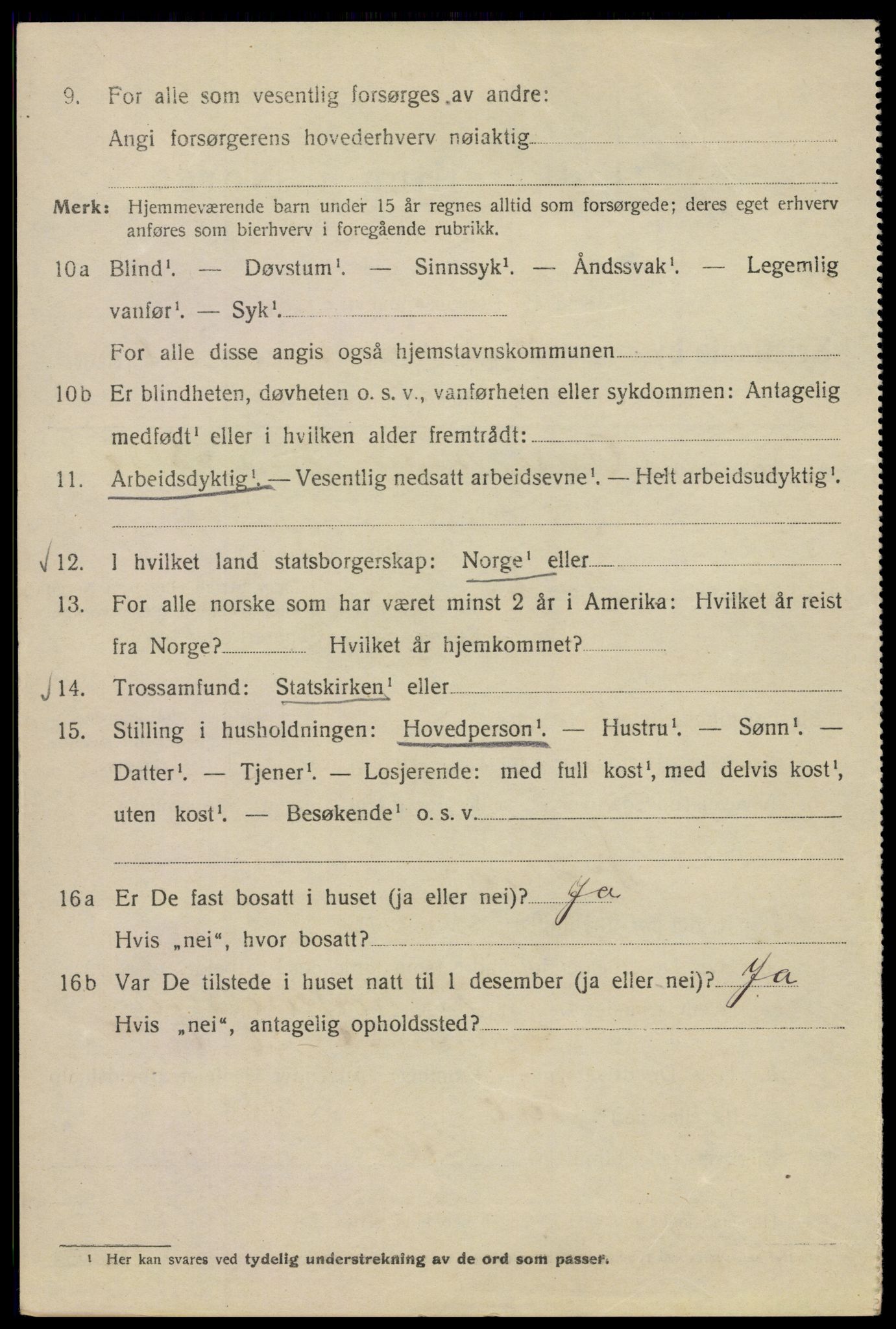 SAO, 1920 census for Kristiania, 1920, p. 271902